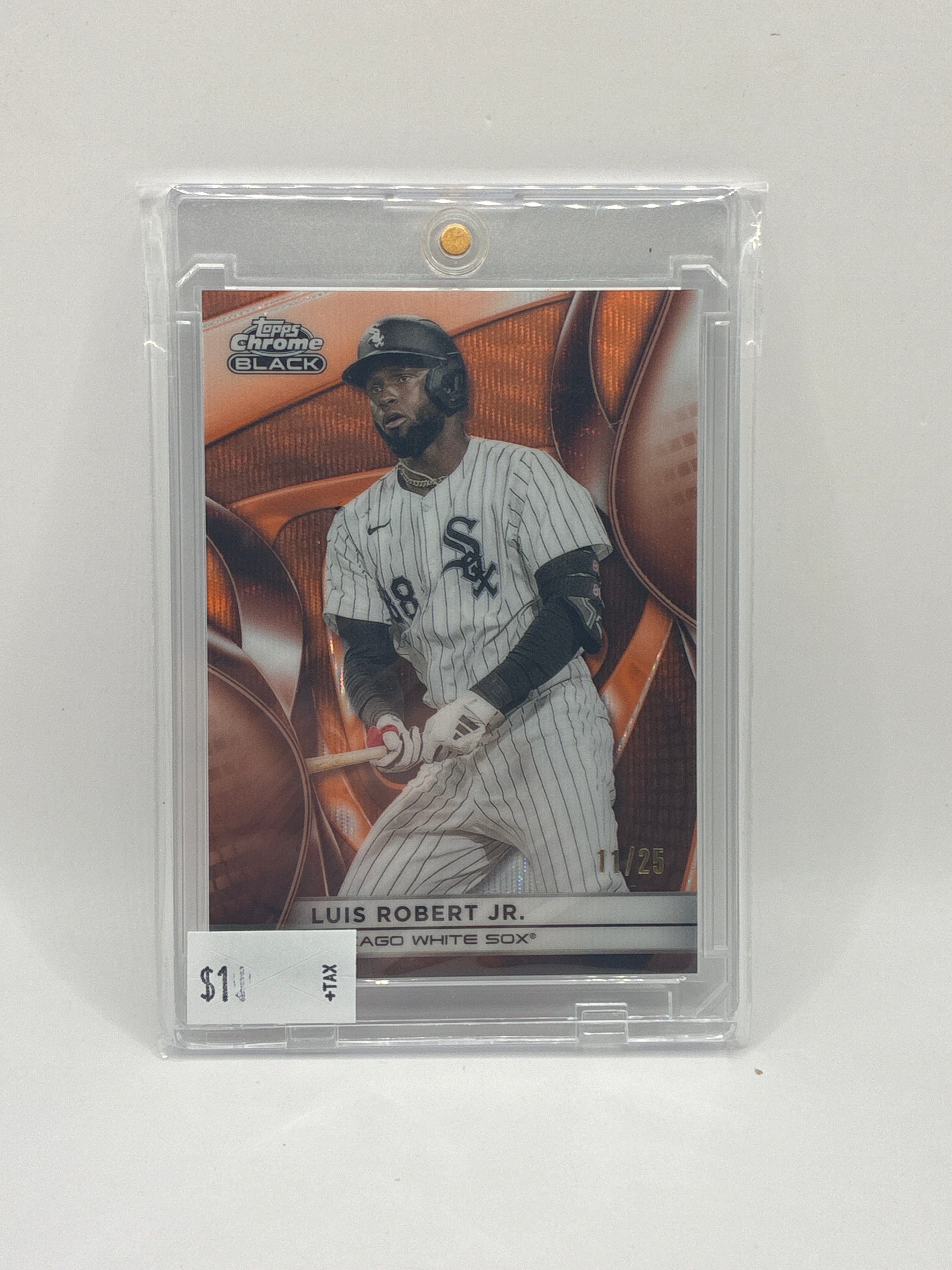 2025 Topps Chrome Black Luis Robert Jr. Orange 11/25