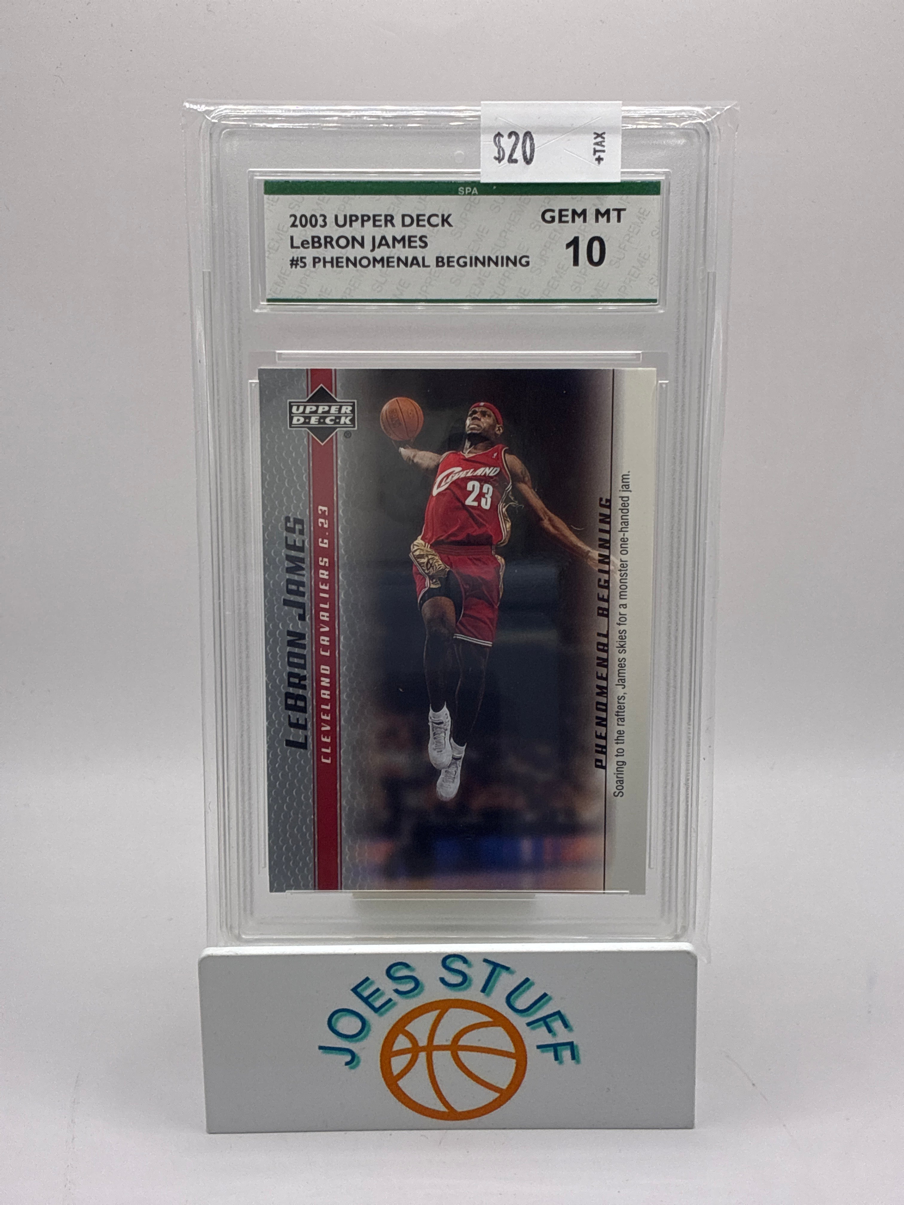 2003-04 Upper Deck Lebron James Phenomenal Beginning SP 10