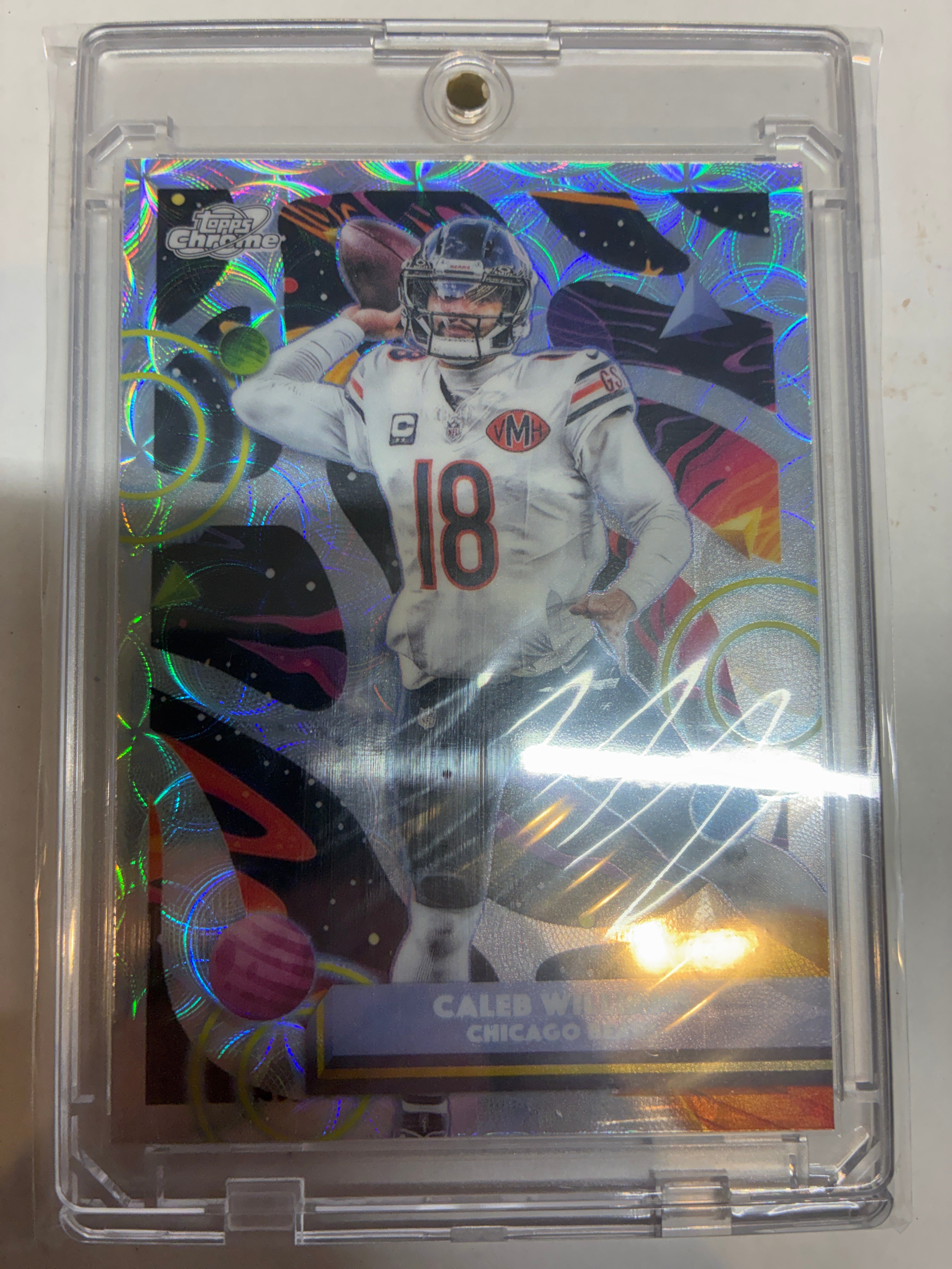 2025 Topps Cosmic Chrome Caleb Williams #16 Nucleus Refractor