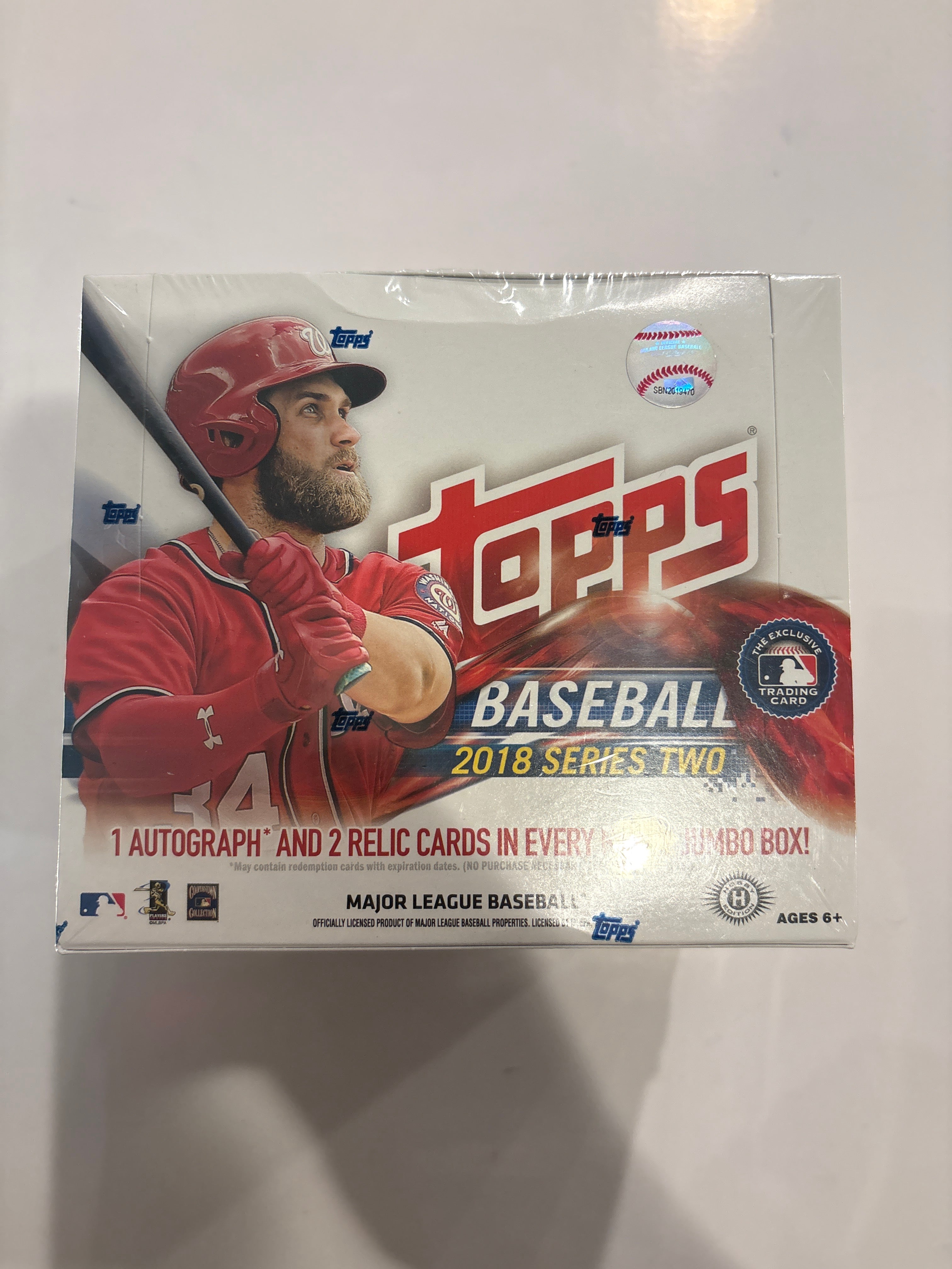 2018 Topps Series 2 Baseball Jumbo Hobby Box
