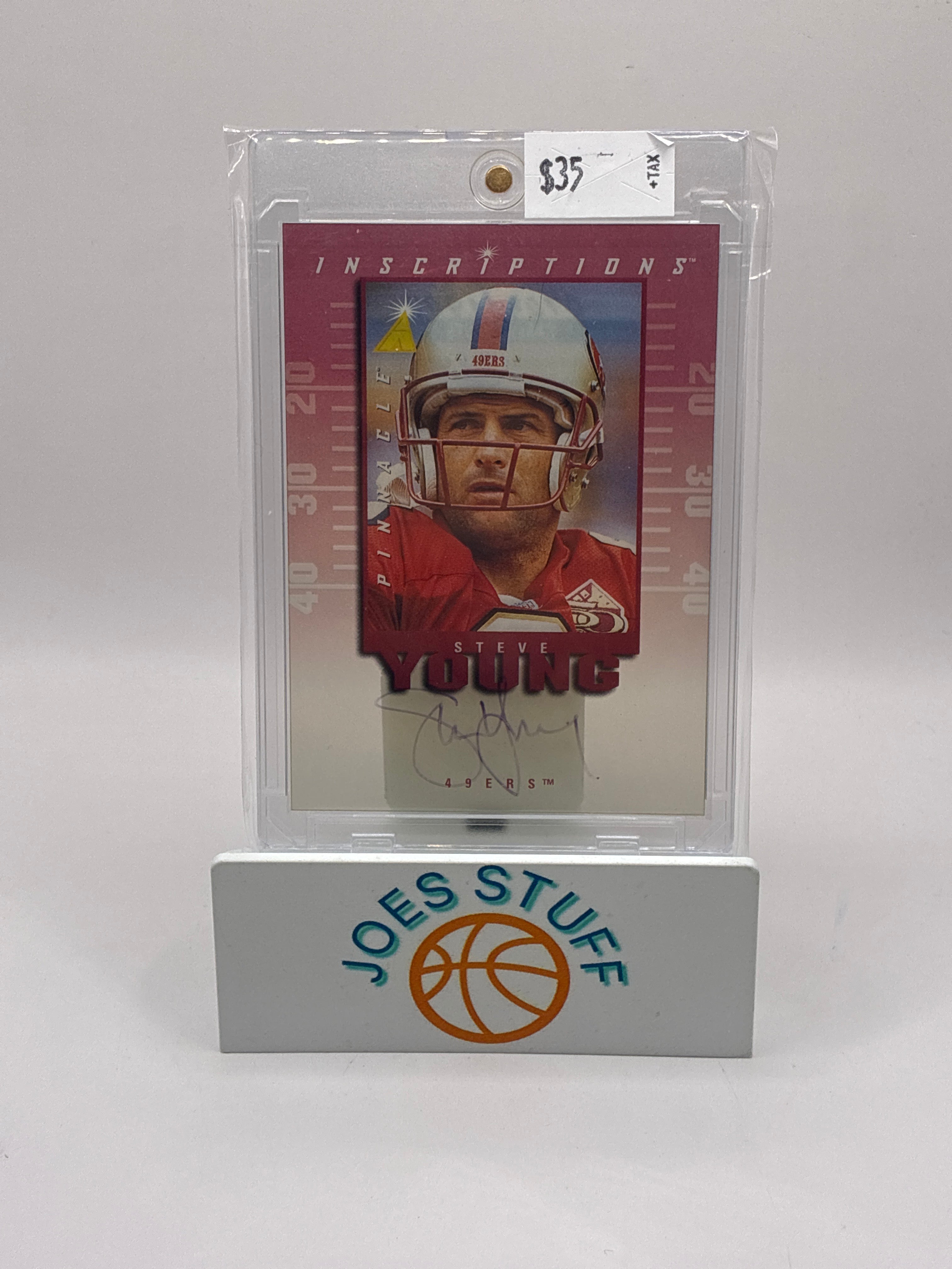 1997 Pinnacle Inscriptions - Signatures Steve Young 0703/1900