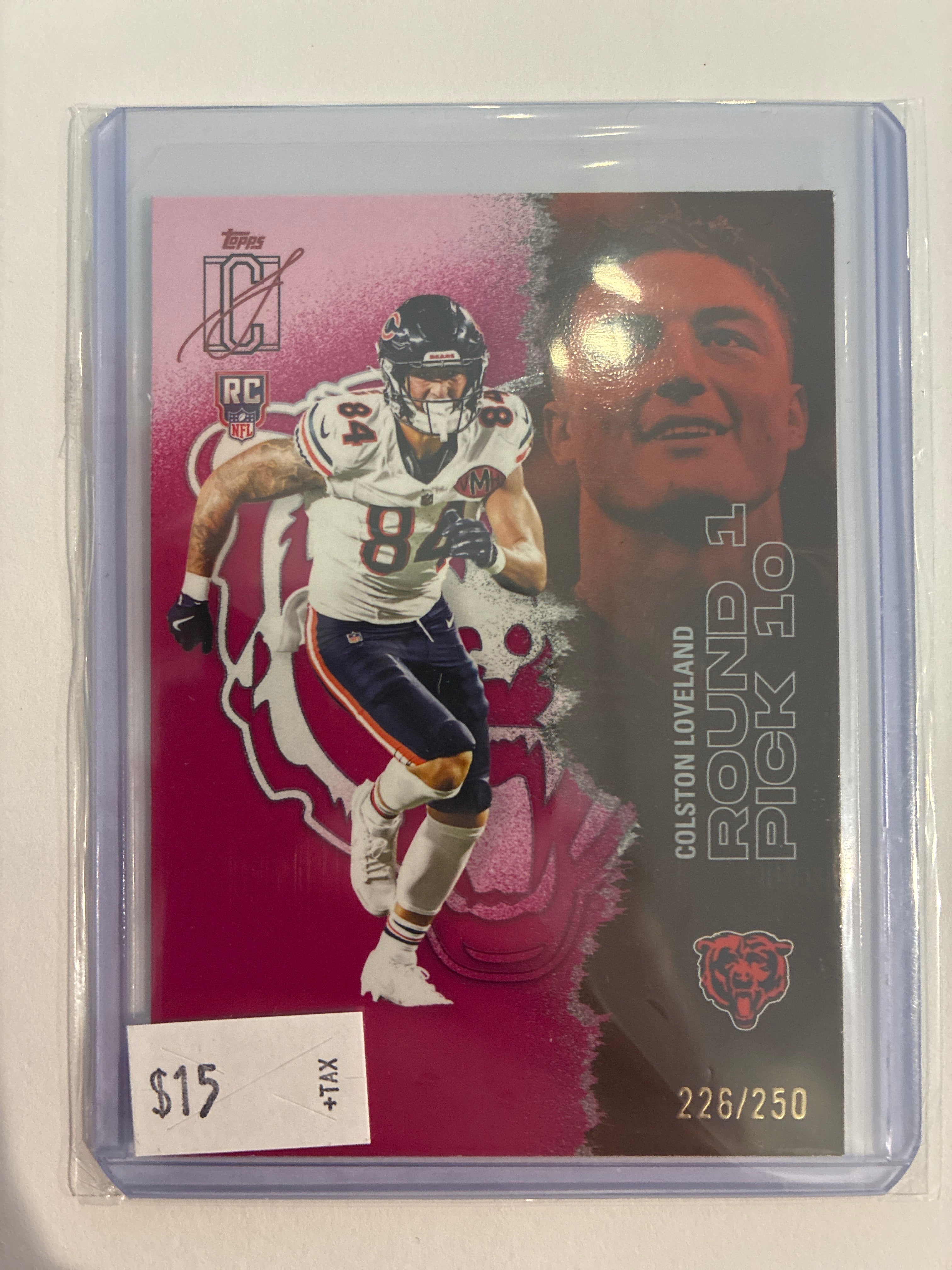 2025 Topps Signature Class Rookies Colston Loveland #113 226/250