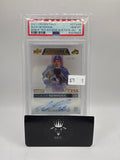 2021-22 Upper Deck Credentials Debut Ticket Access Autos Alex Newhook Acetate 93/99 PSA 10