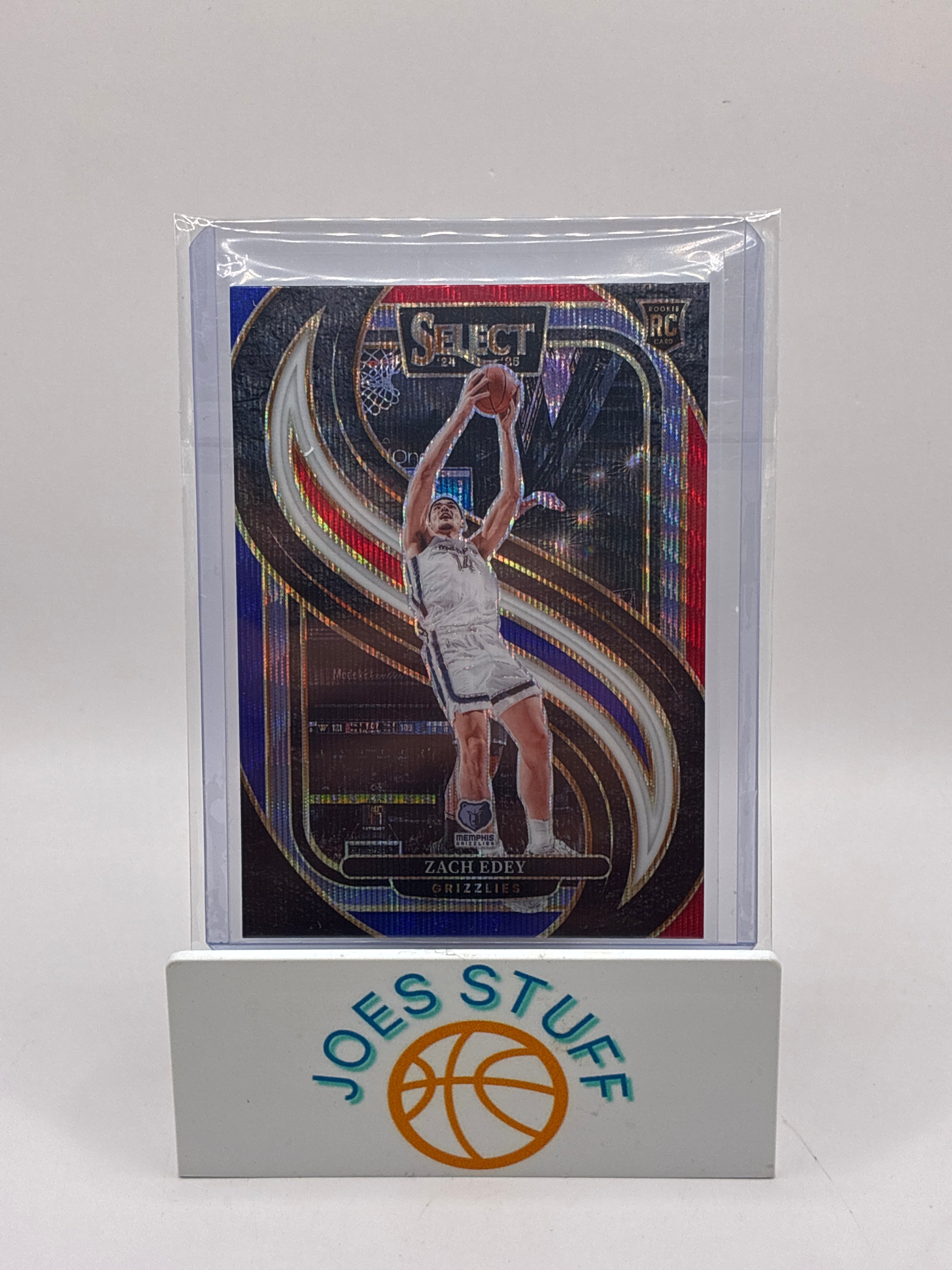 2025 Panini Select Zach Edey Premier Level #192 Tri Color Prizm