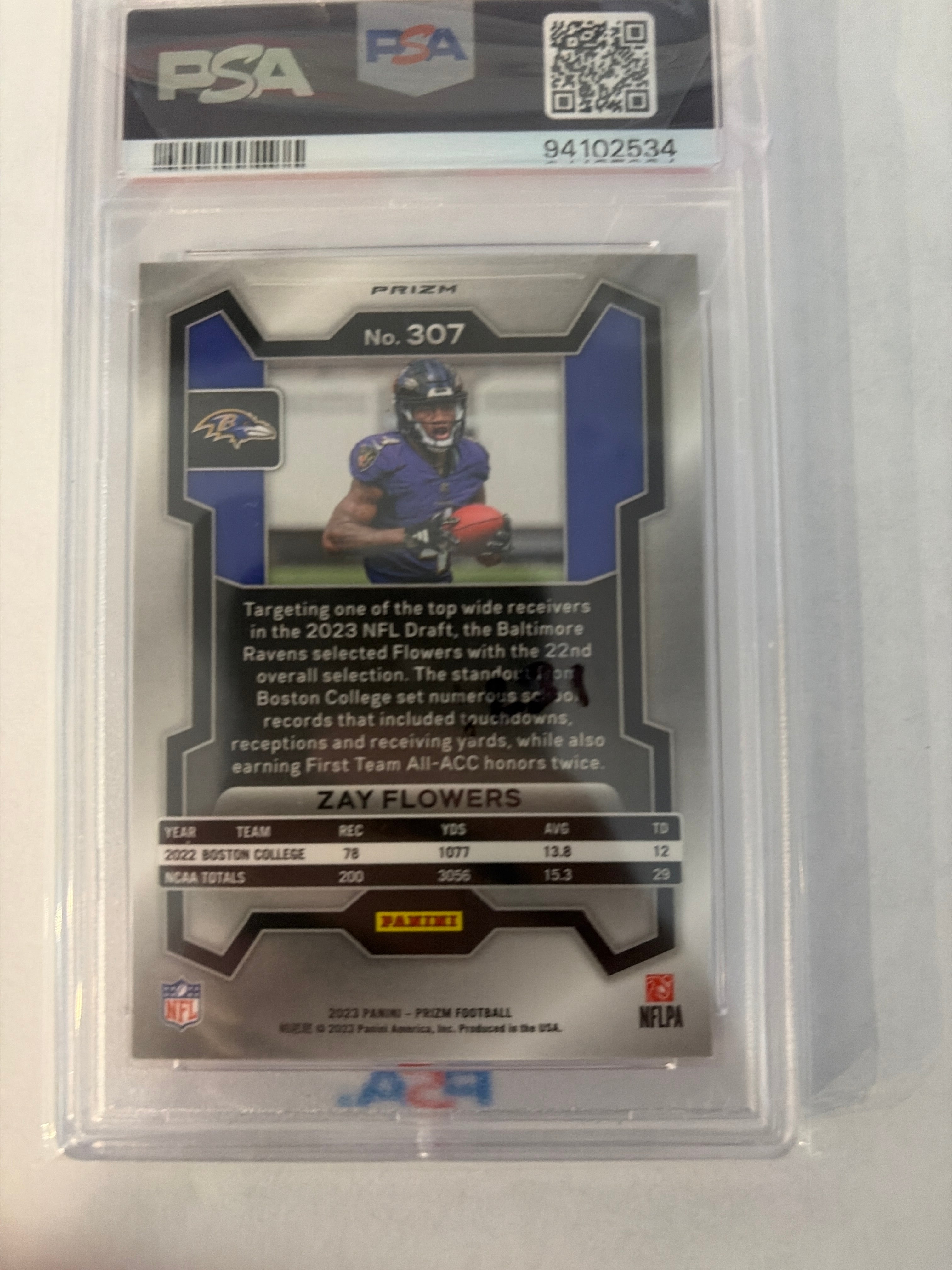 2023 Prizm Zay Flowers Lazer prizm
