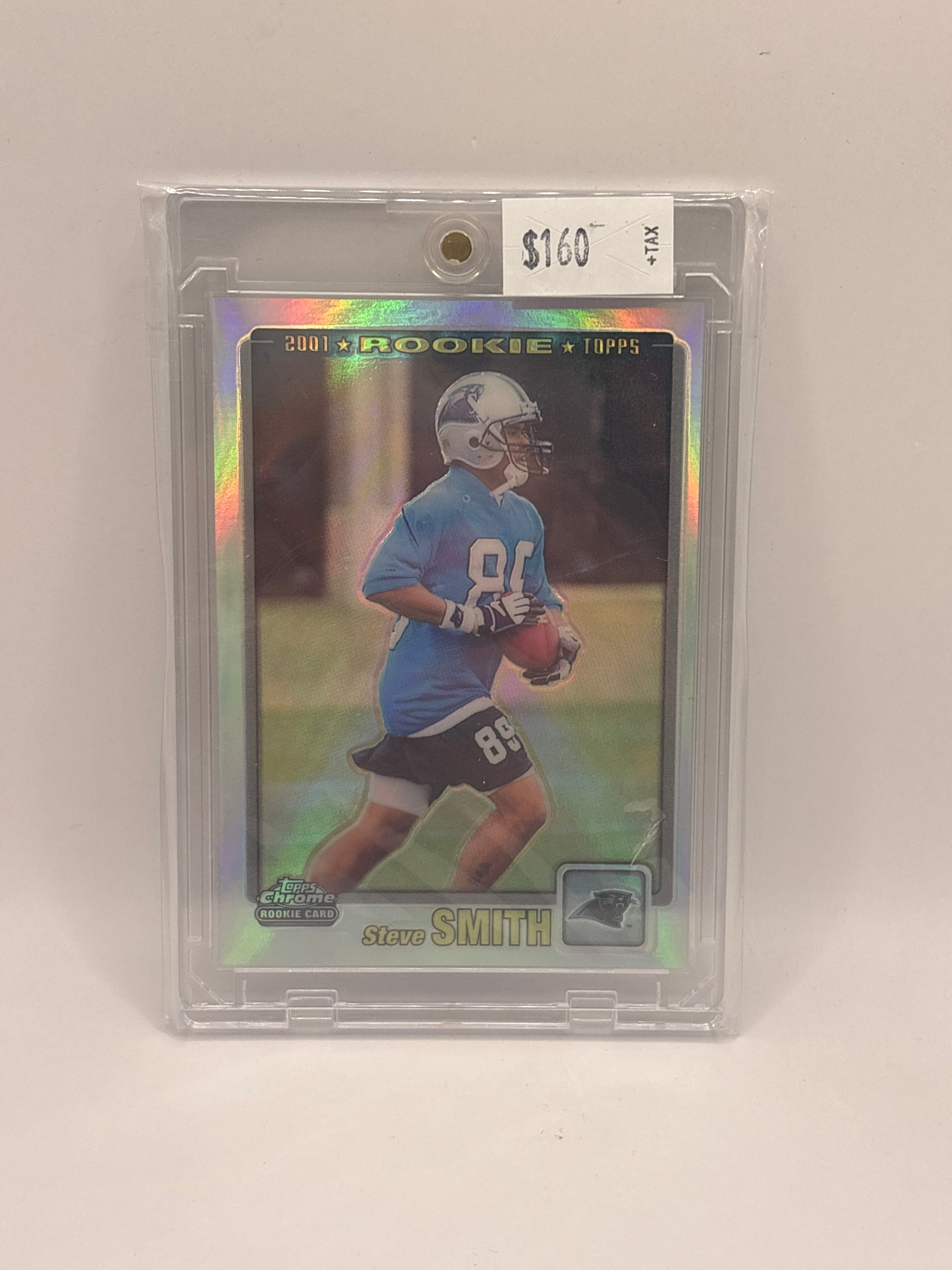 2001 Topps Chrome Rookie Silver Refractor Steve Smith #223 Refractor 776/999
