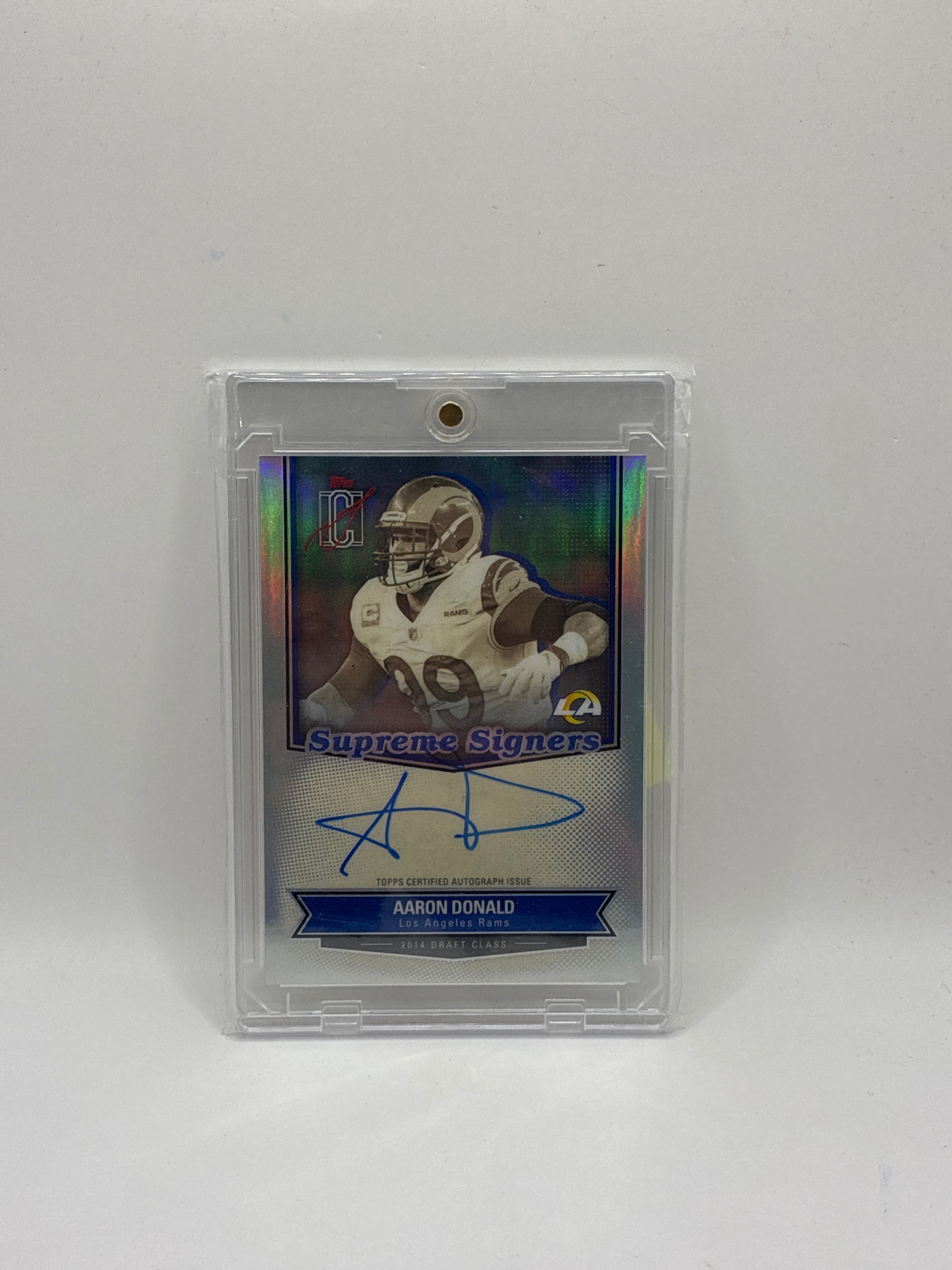 2025 Topps Signature Class Aaron Donald Supreme Signers Auto