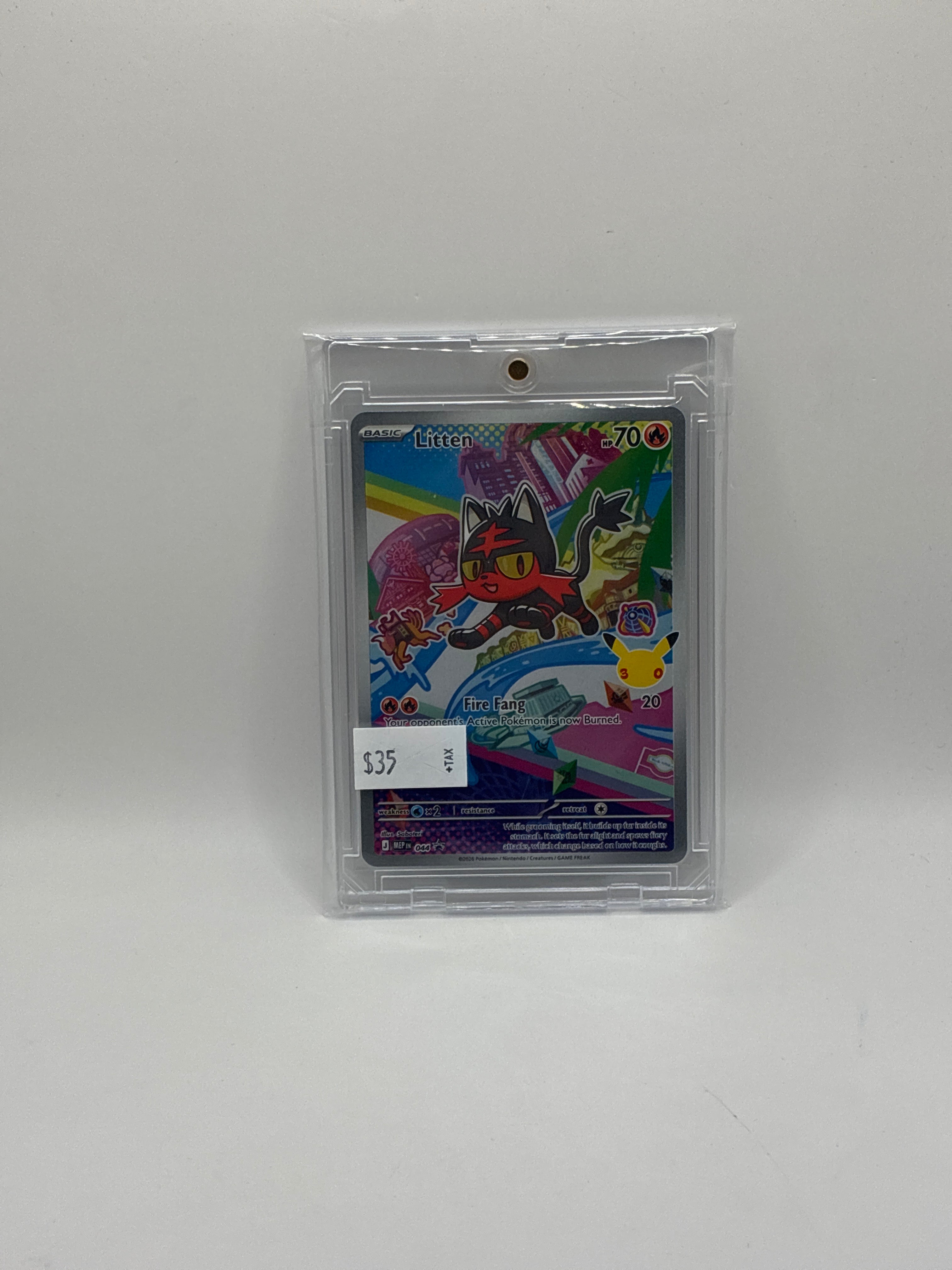 Litten 044 Me: Mega Evolution Promo Holo