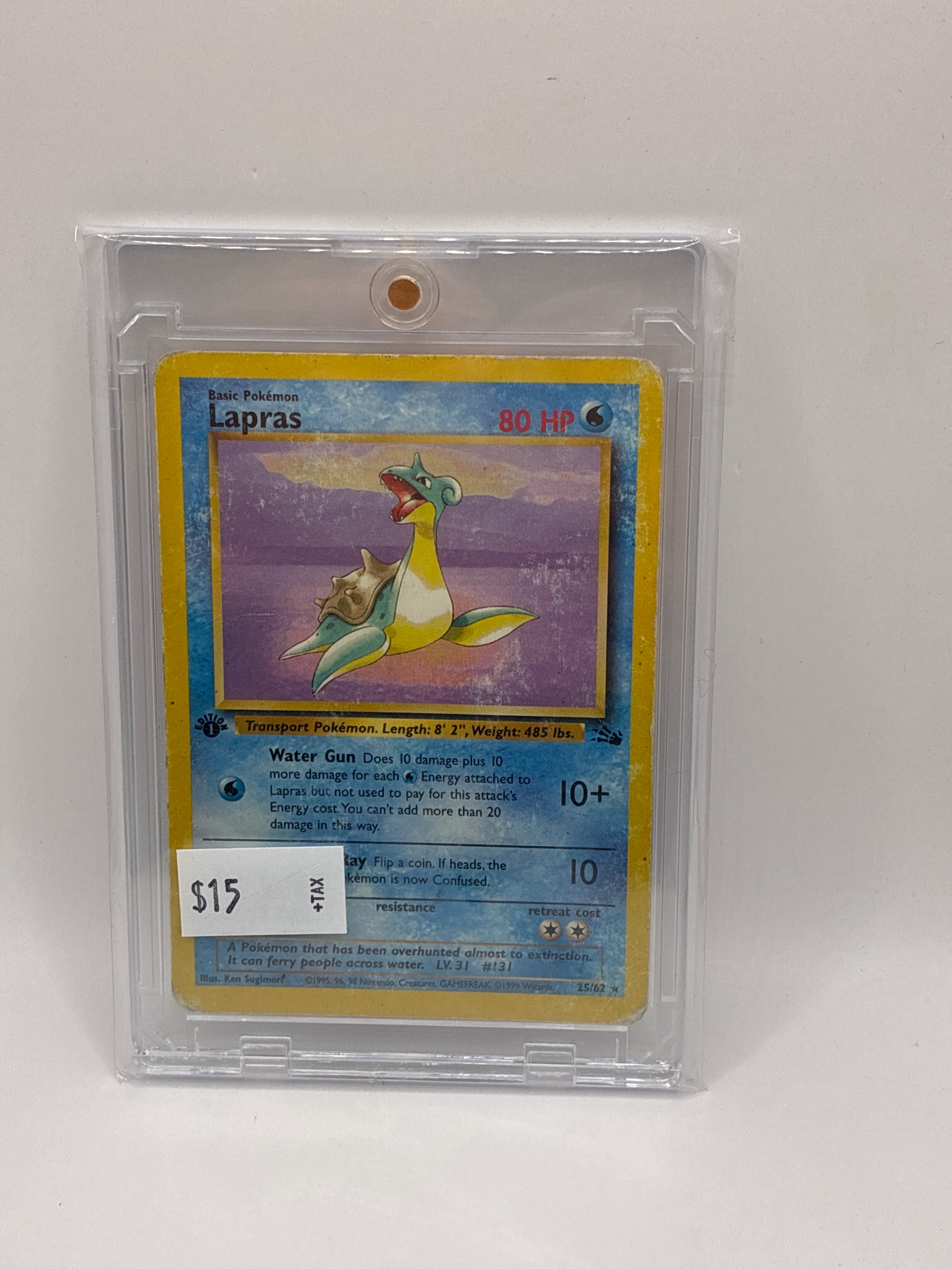 Lapras 25/62 Fossil Regular