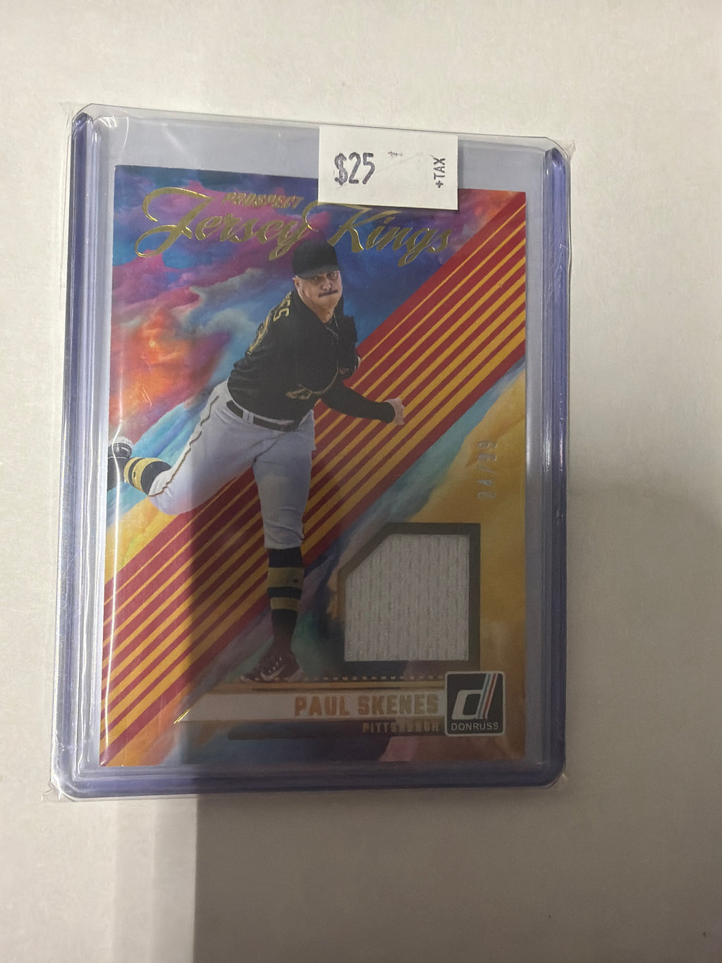 2024 Donruss prospect jersey kings Paul Skenes Donruss patch 24/99