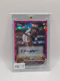 2024 Topps Chrome Elvin Hayes Autograph Pink Cracked Ice Refractor 1/1