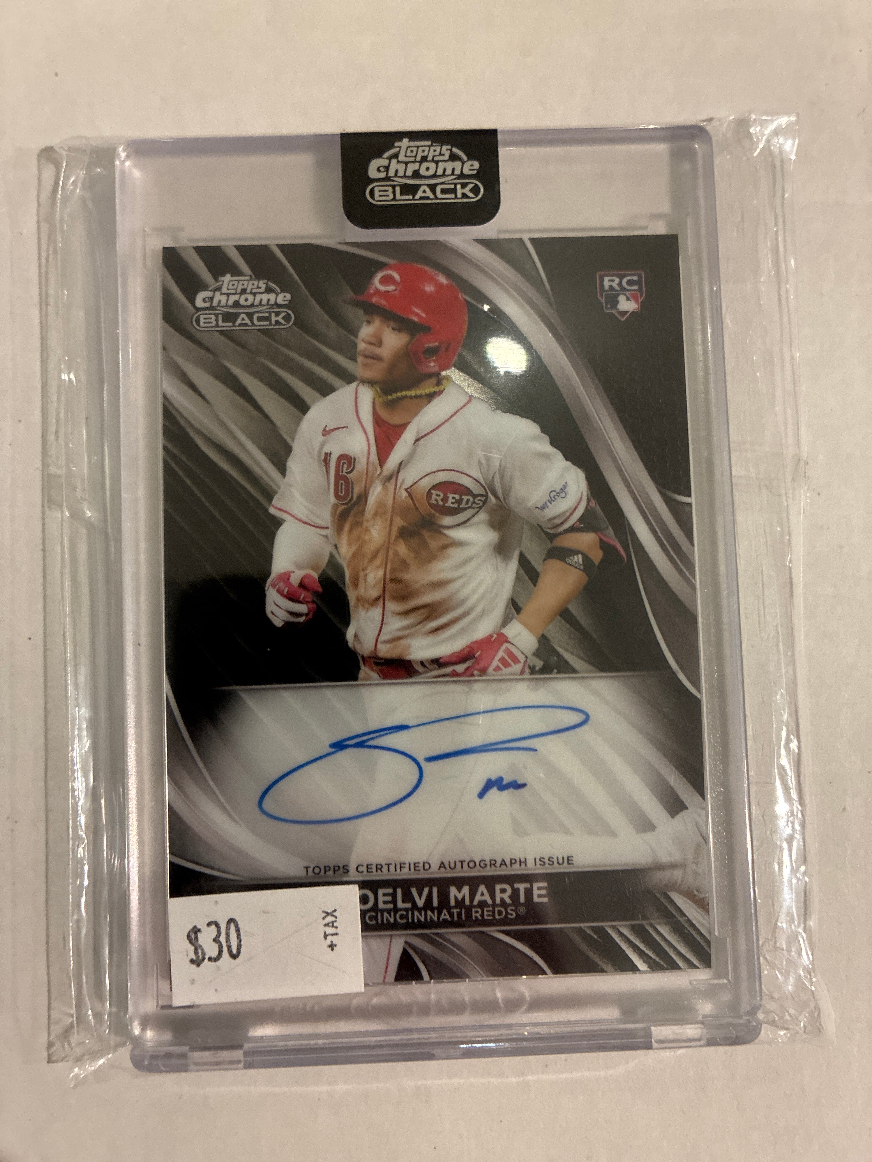 2024 Topps Chrome Black Baseball Noelvi Marte Auto