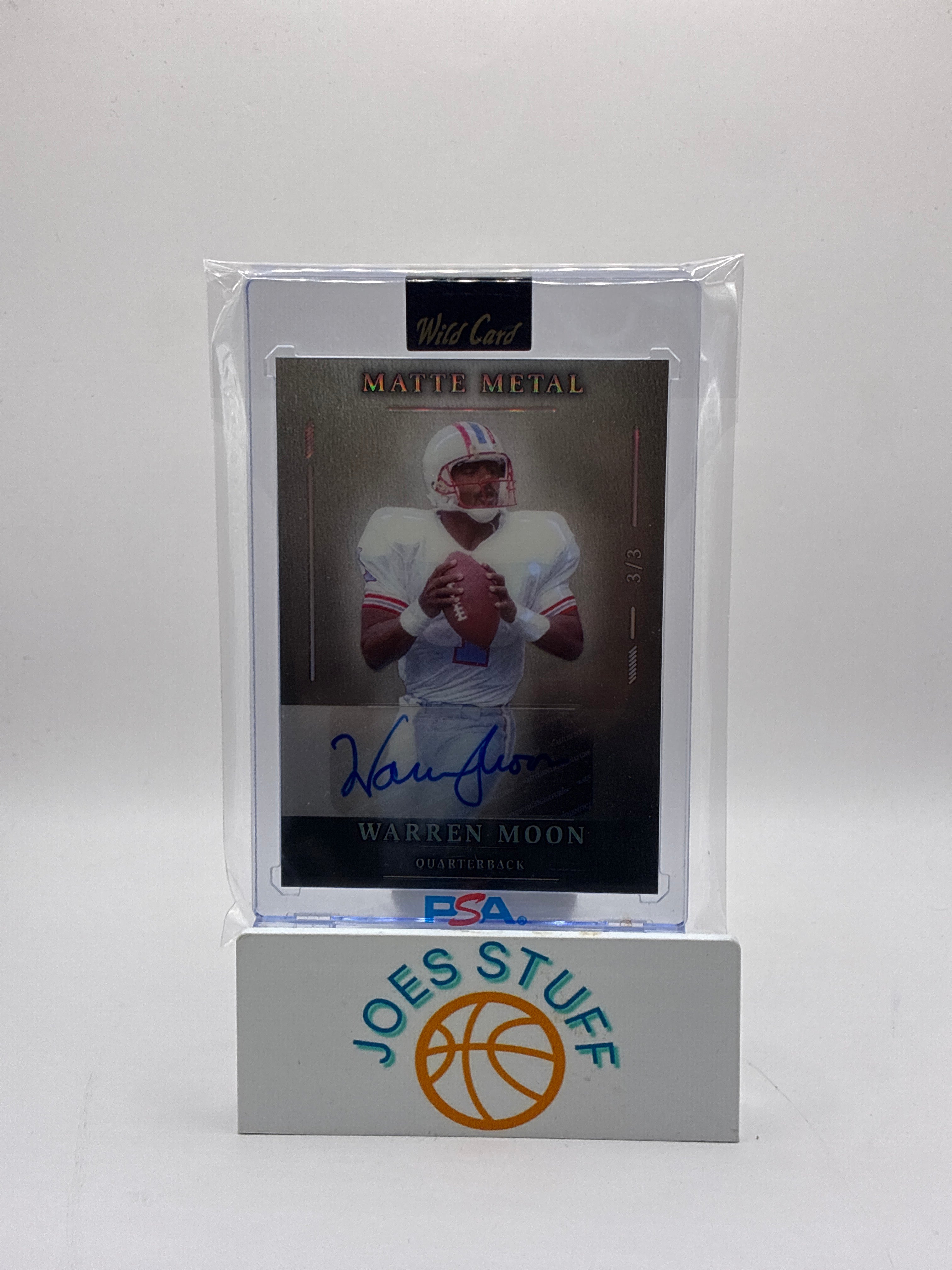 2026 Wild Card Matte Metal Warren Moon 3/3 Autograph