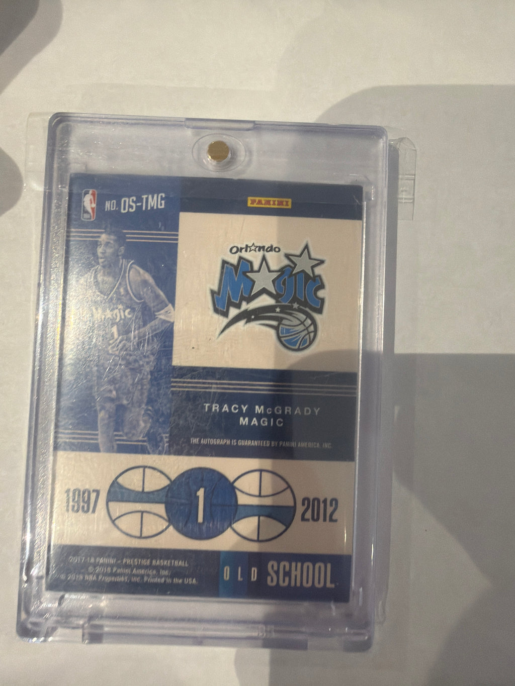 2017/18 Old School Prestige Tracy Mcgrady auto