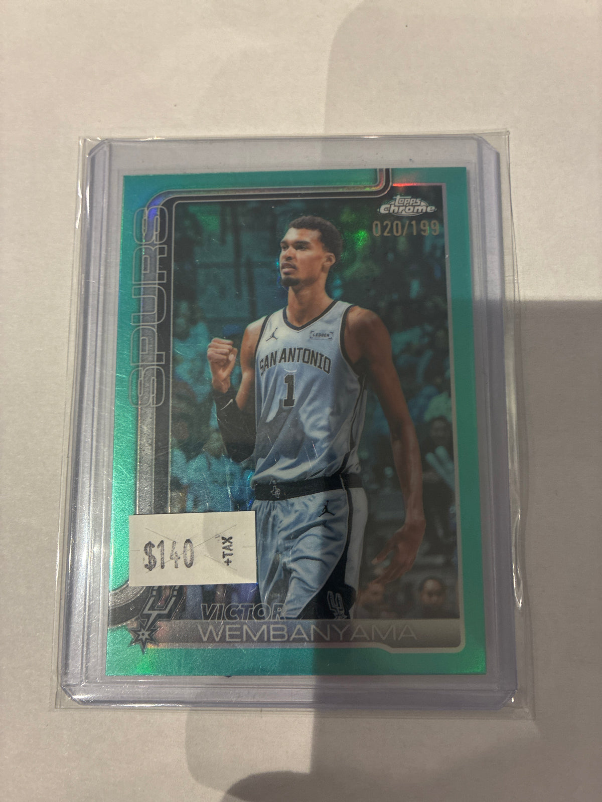 2026 Topps Chrome Victor Wembanyama 020/199