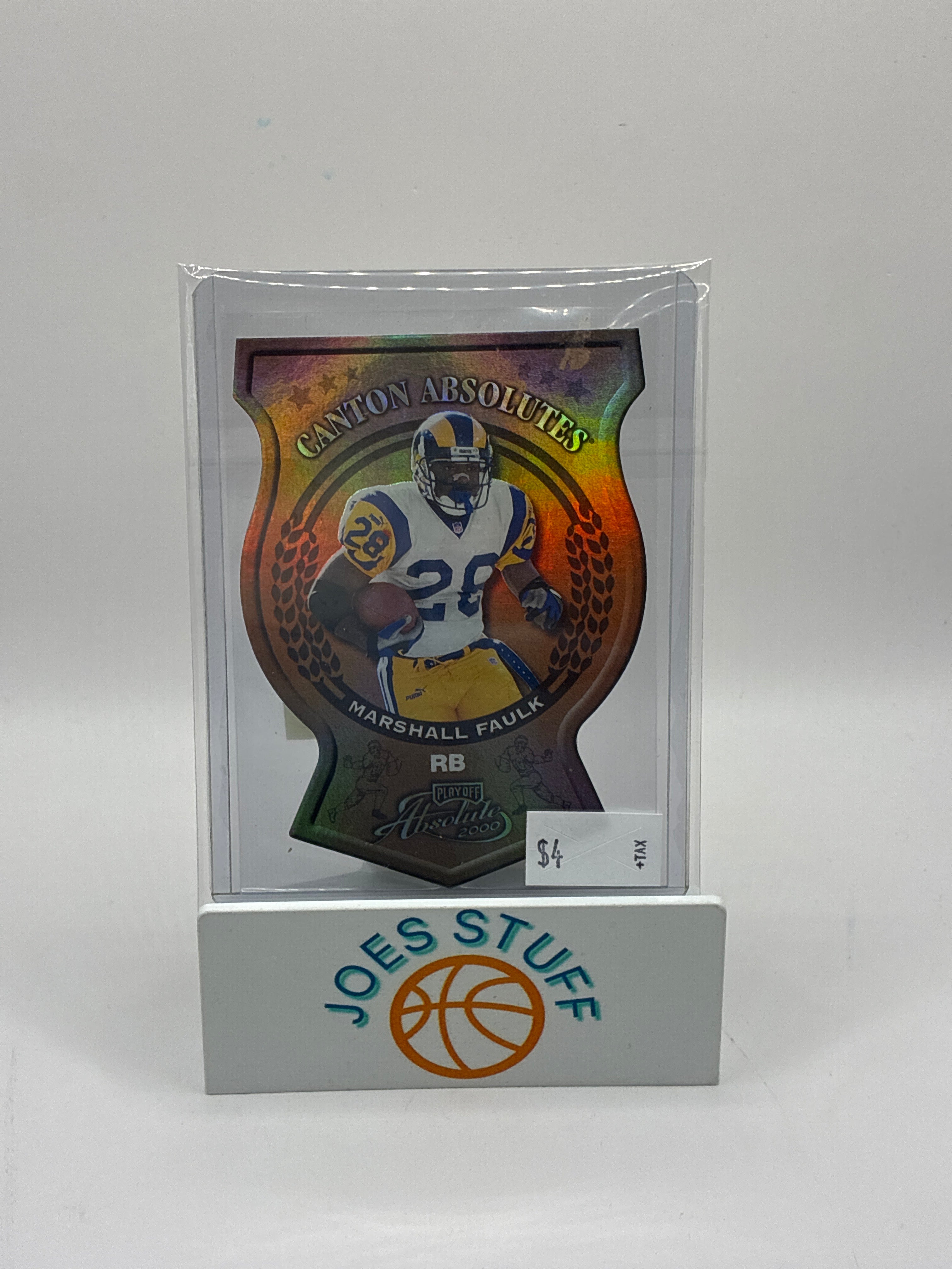 2000 Playoff Absolute Canton Absolutes Marshall Faulk #CA 25