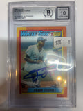 1990 Topps Frank Thomas #414 Beckett 10