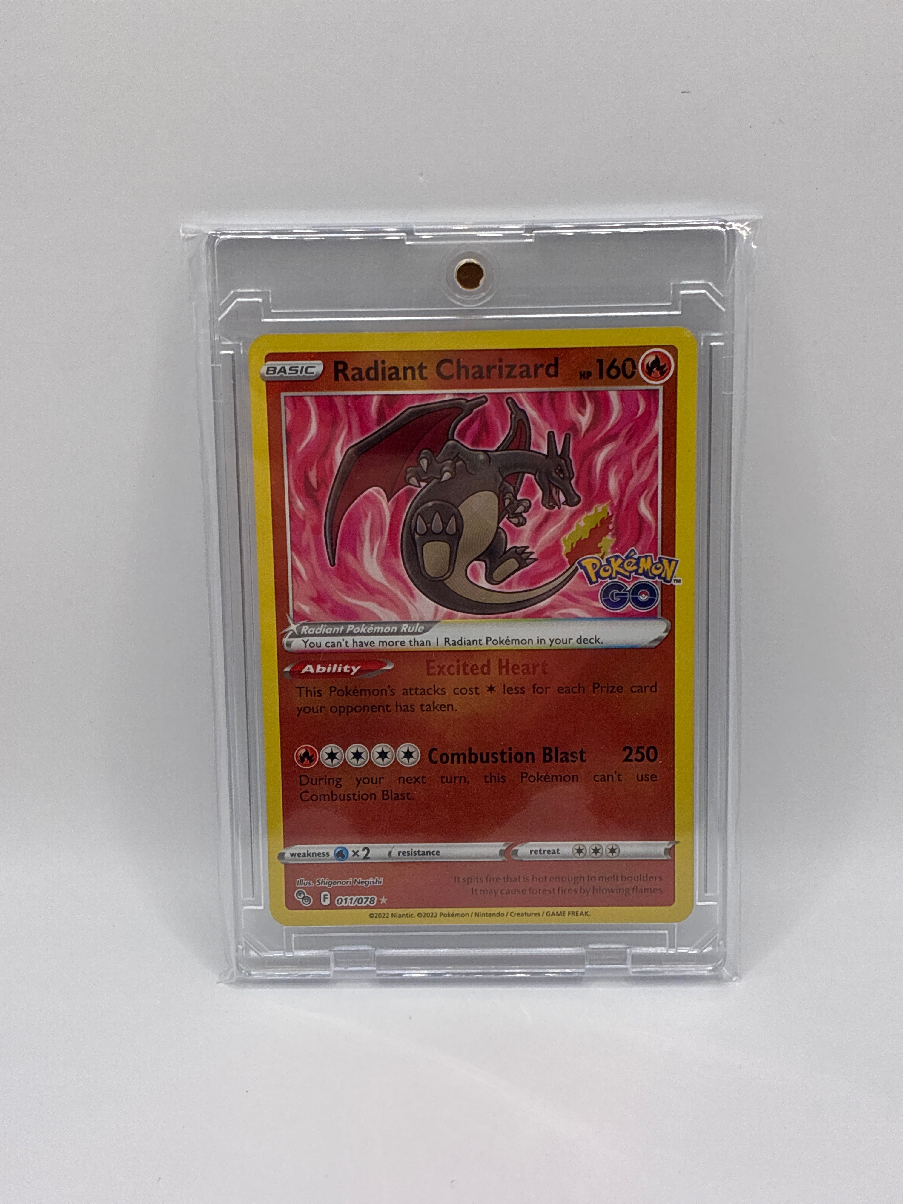 Radiant Charizard 011/078 Pokemon GO Holo
