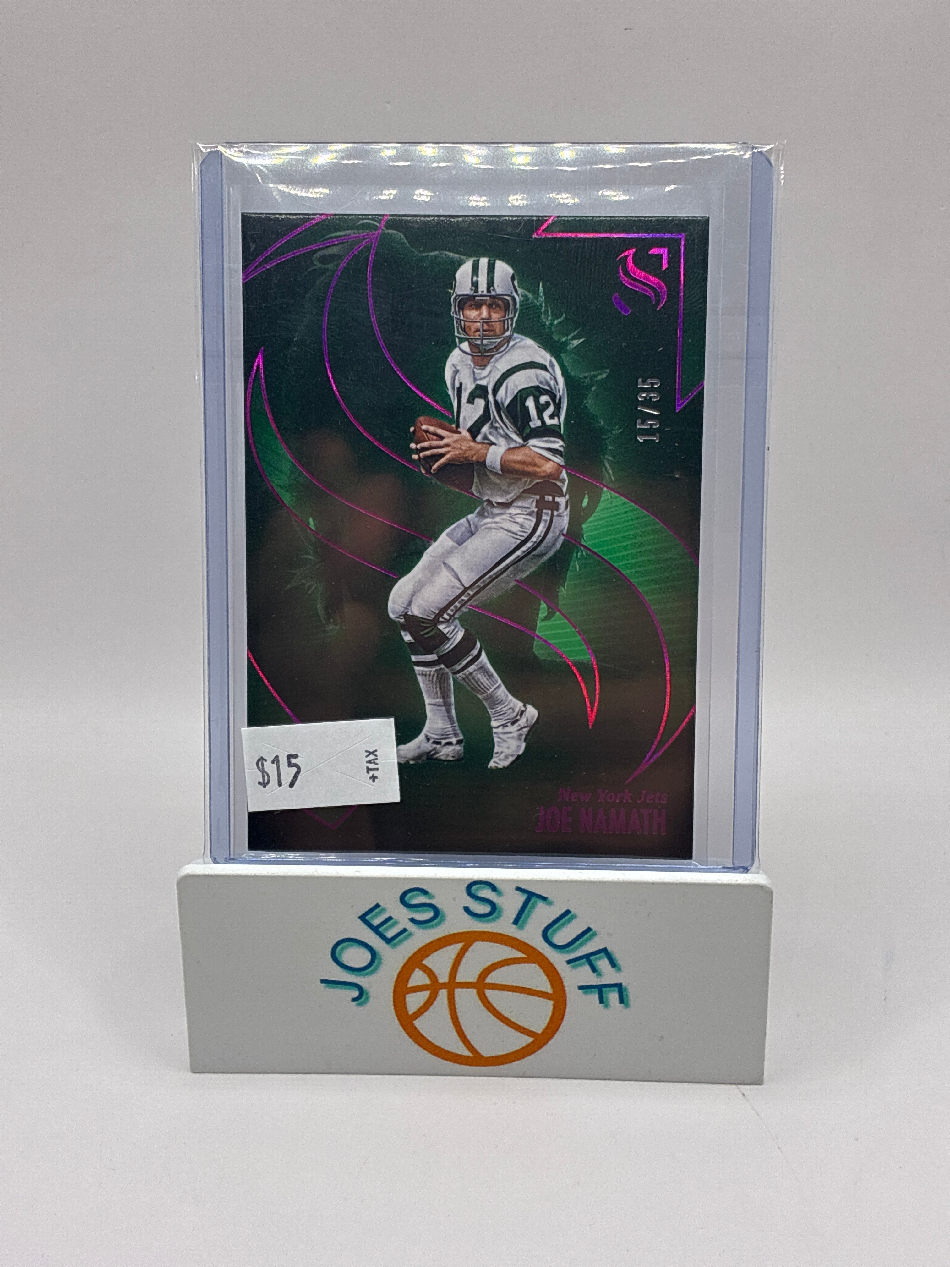 2025 Panini Silhouette Joe Namath Purple 15/35
