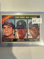 1965 Topps Conigliaro Home Run Leaders