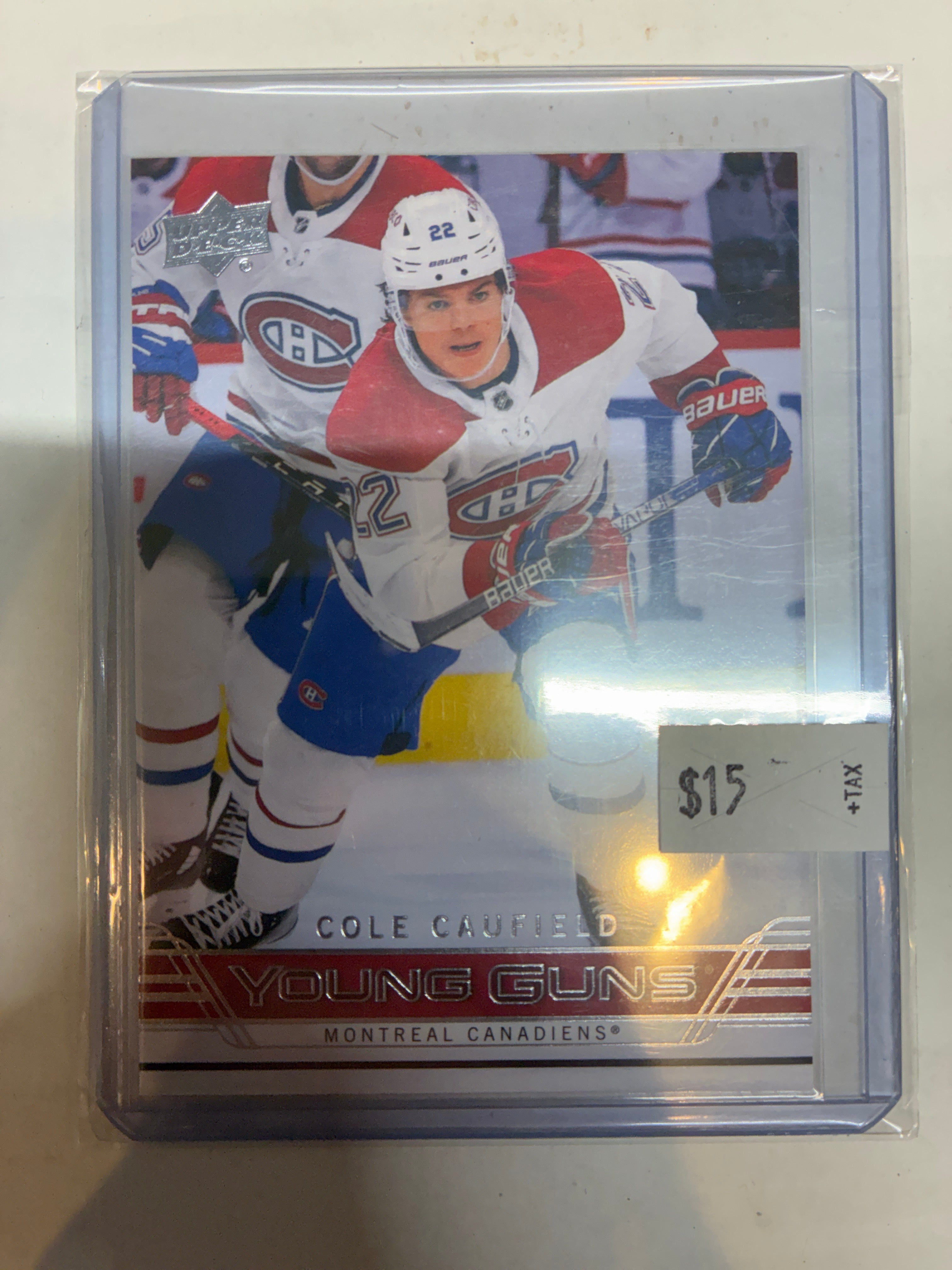 2021-22 Upper Deck Extended Series Retro Young Guns Cole Caufield