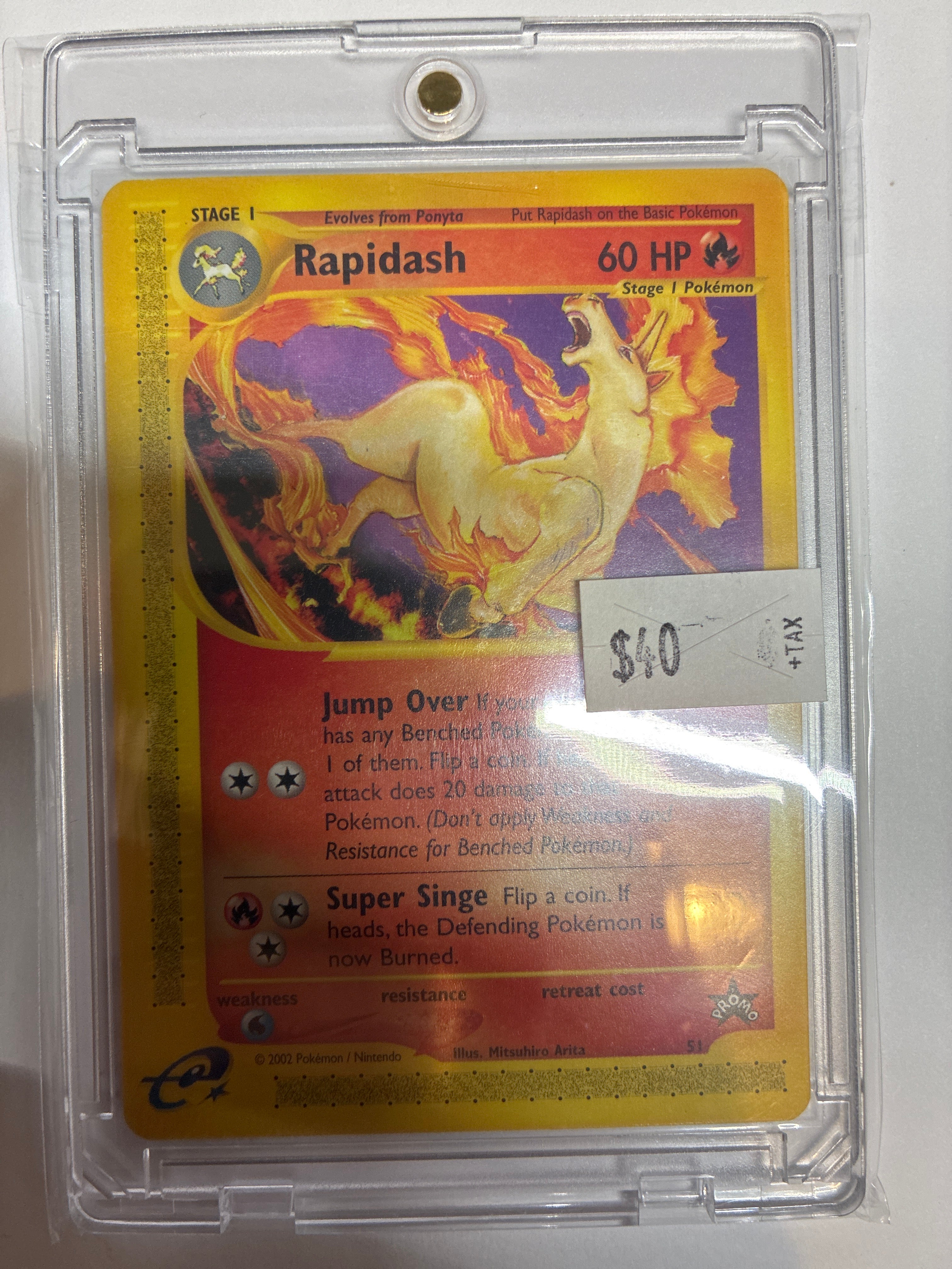 Rapidash 51/53 Wotc Promo Regular