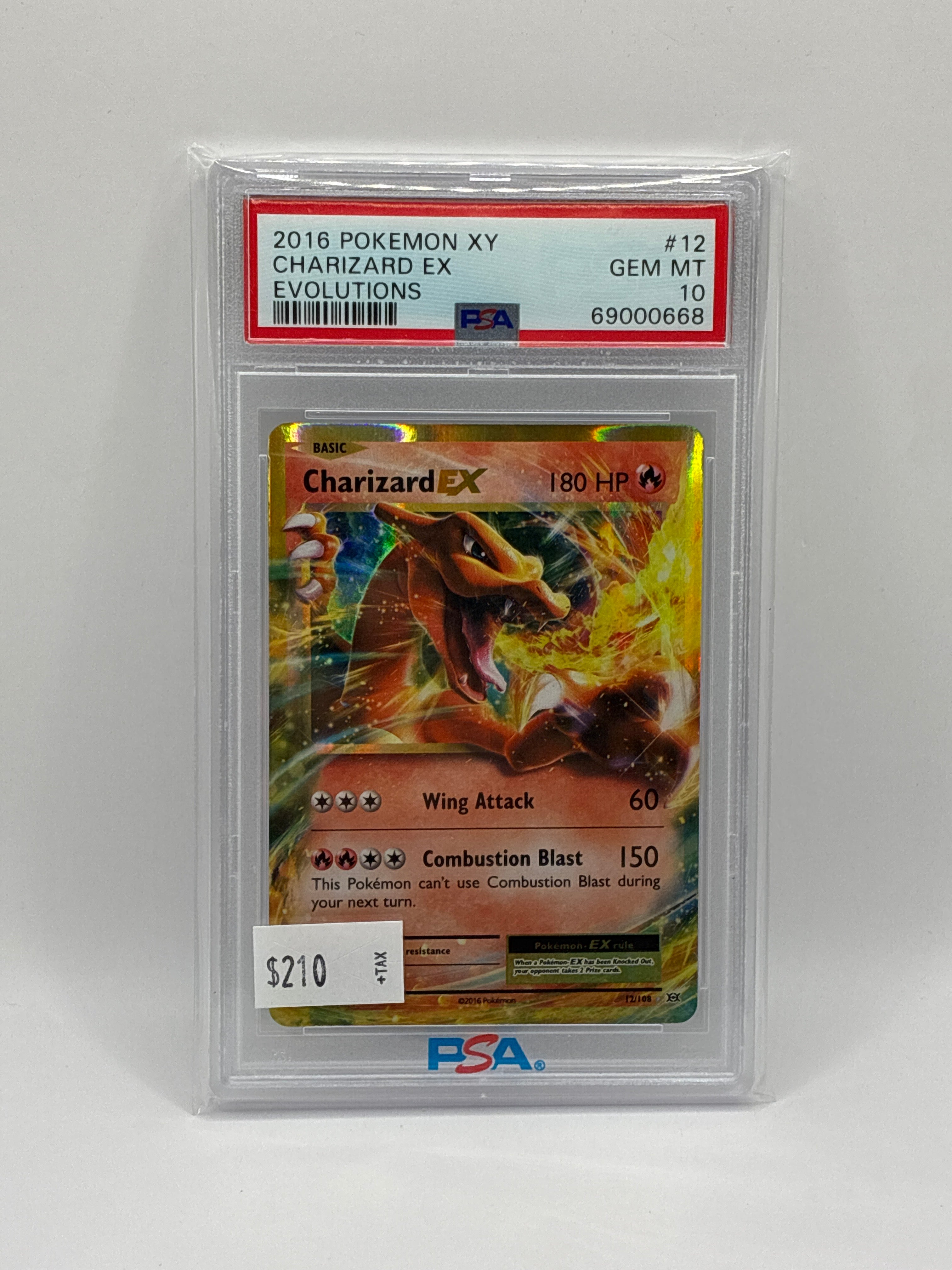 Pokémon XY Evolutions Charizard EX PSA 10