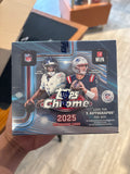2025 TOPPS CHROME FOOTBALL HOBBY JUMBO BOX