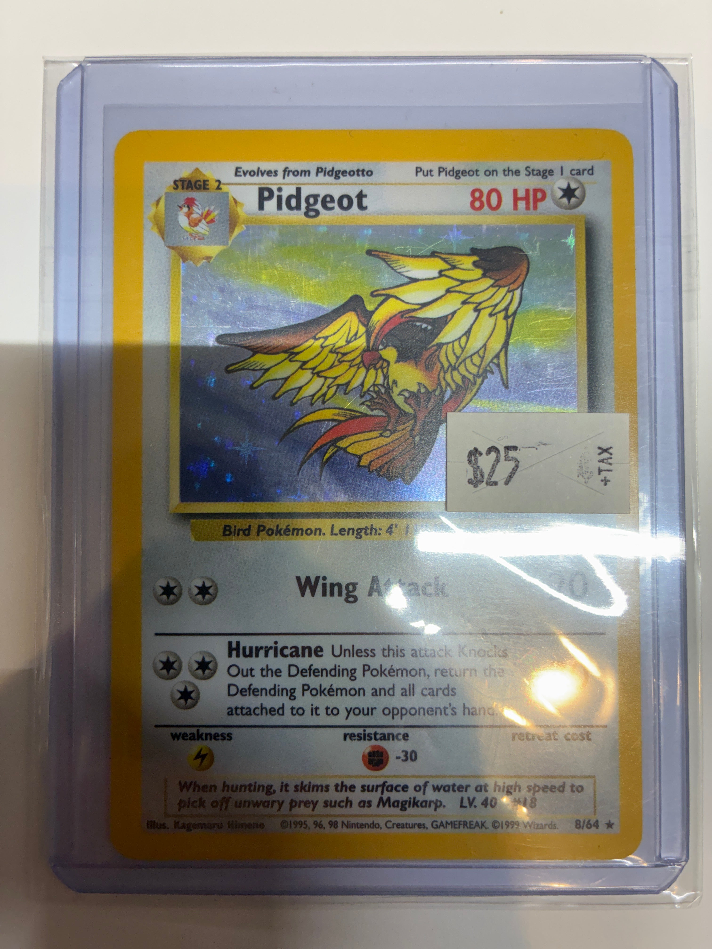 Pidgeot 08/64 Jungle Holo