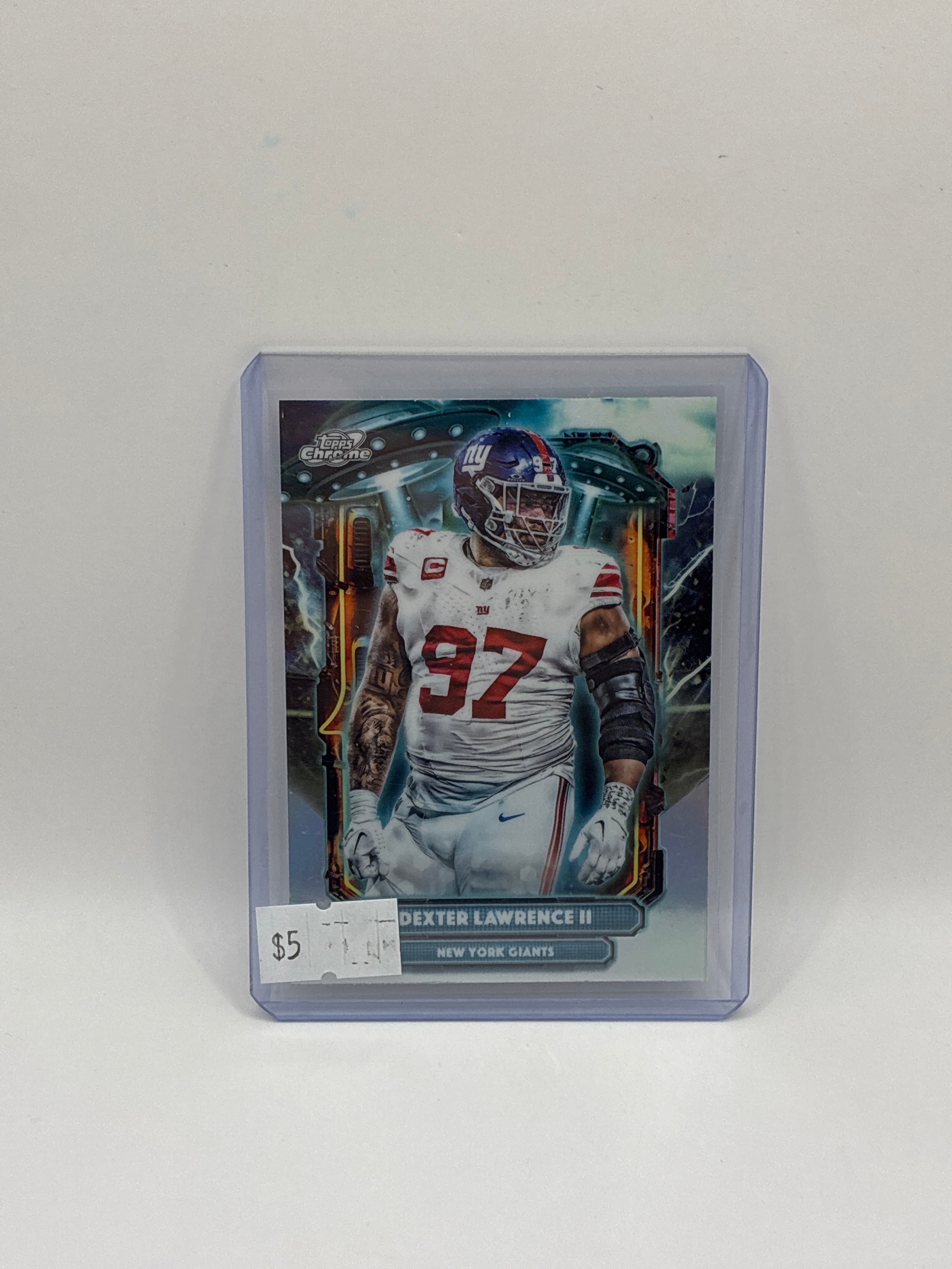 2025 Topps Cosmic Chrome Extraterrestrial Talent Dexter Lawrence II