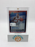 2020-21 Panini Donruss Optic Rated Rookie Obi Toppin Choice Red Prizm Signatures