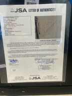 Ted Williams Autographed Framed Print JSA Certified