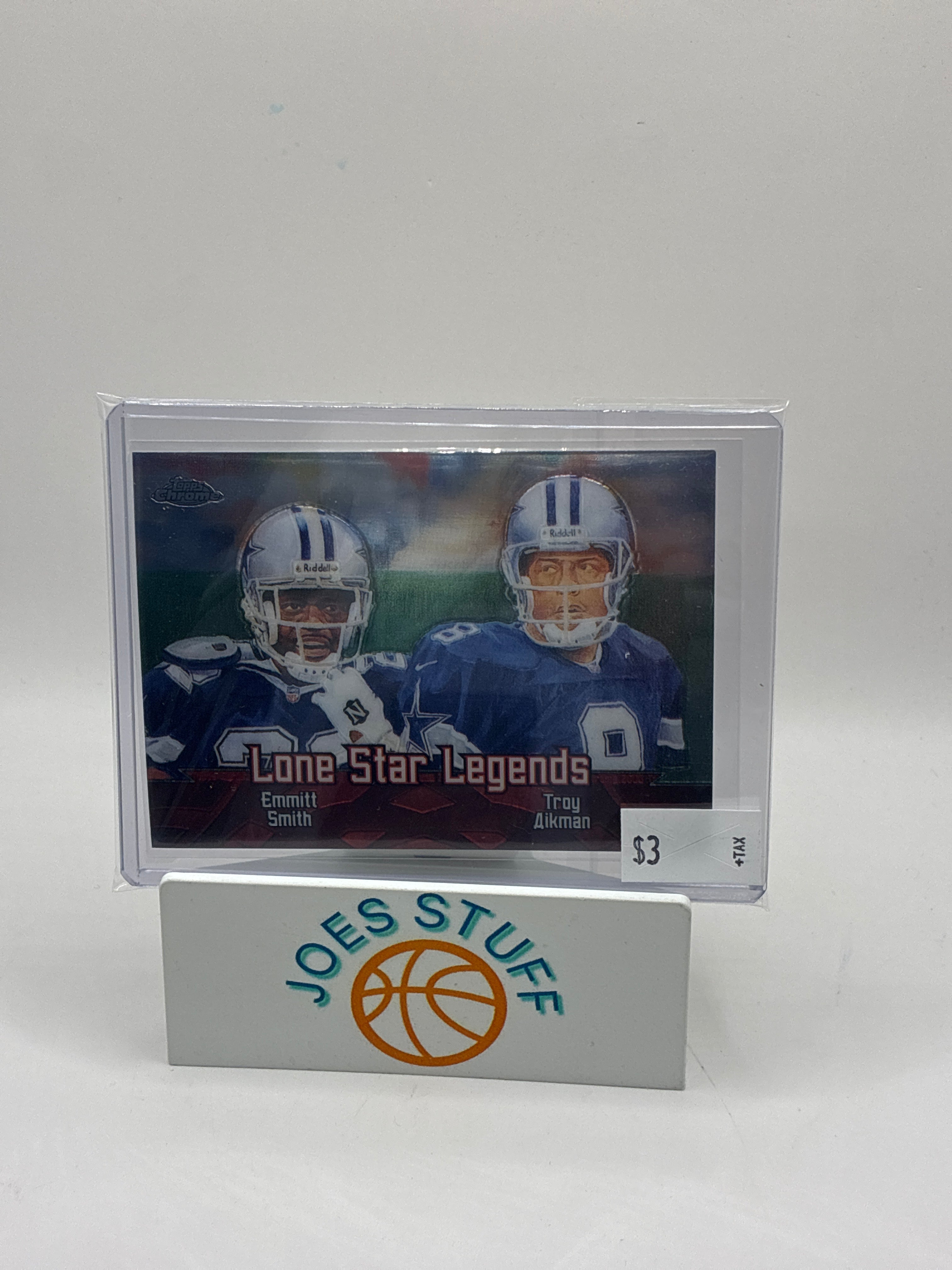 2000 Topps Chrome Combos Emmit Smith, Troy Aikman #TC9