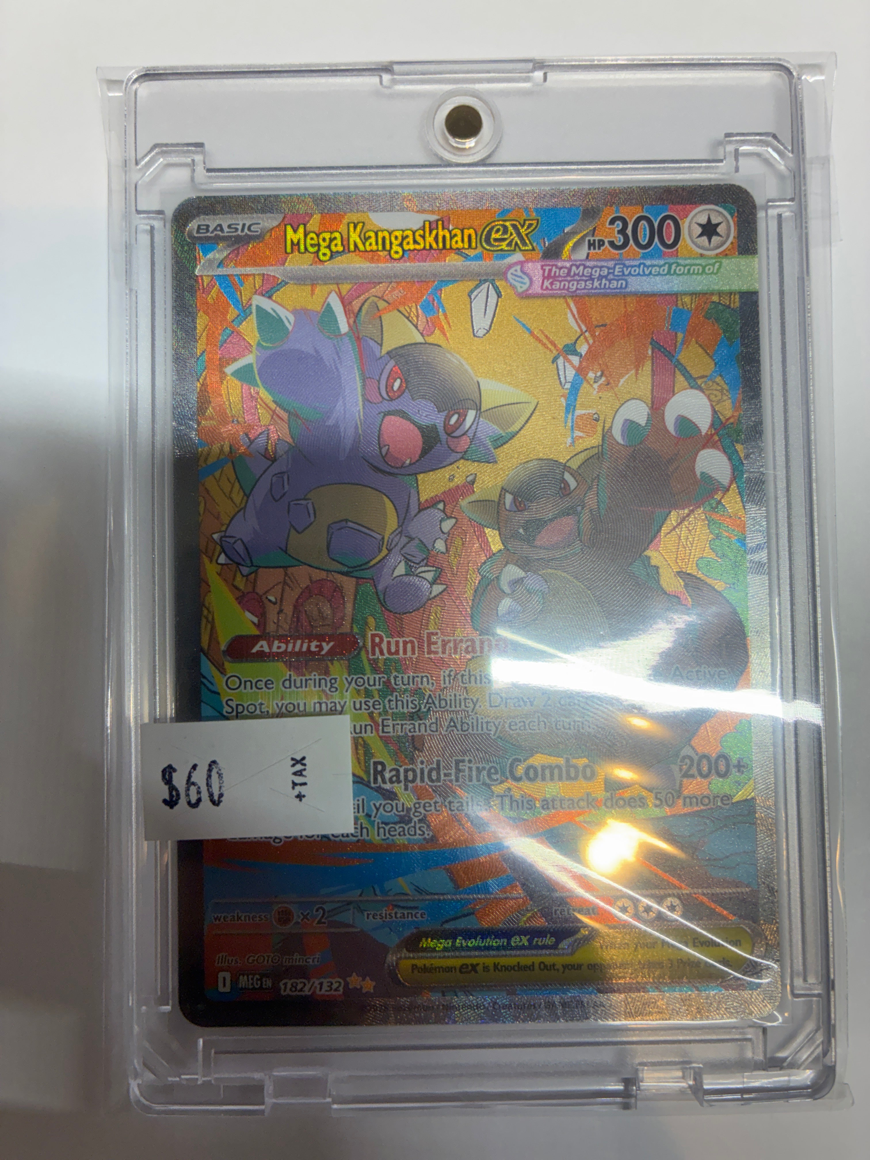 Mega Kangaskhan ex 182/132 Me01: Mega Evolution Holo