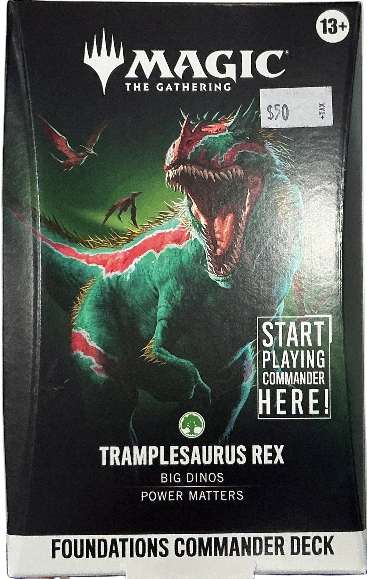 Magic The Gathering: Foundations (Tramplesaurus Rex Commander Deck)