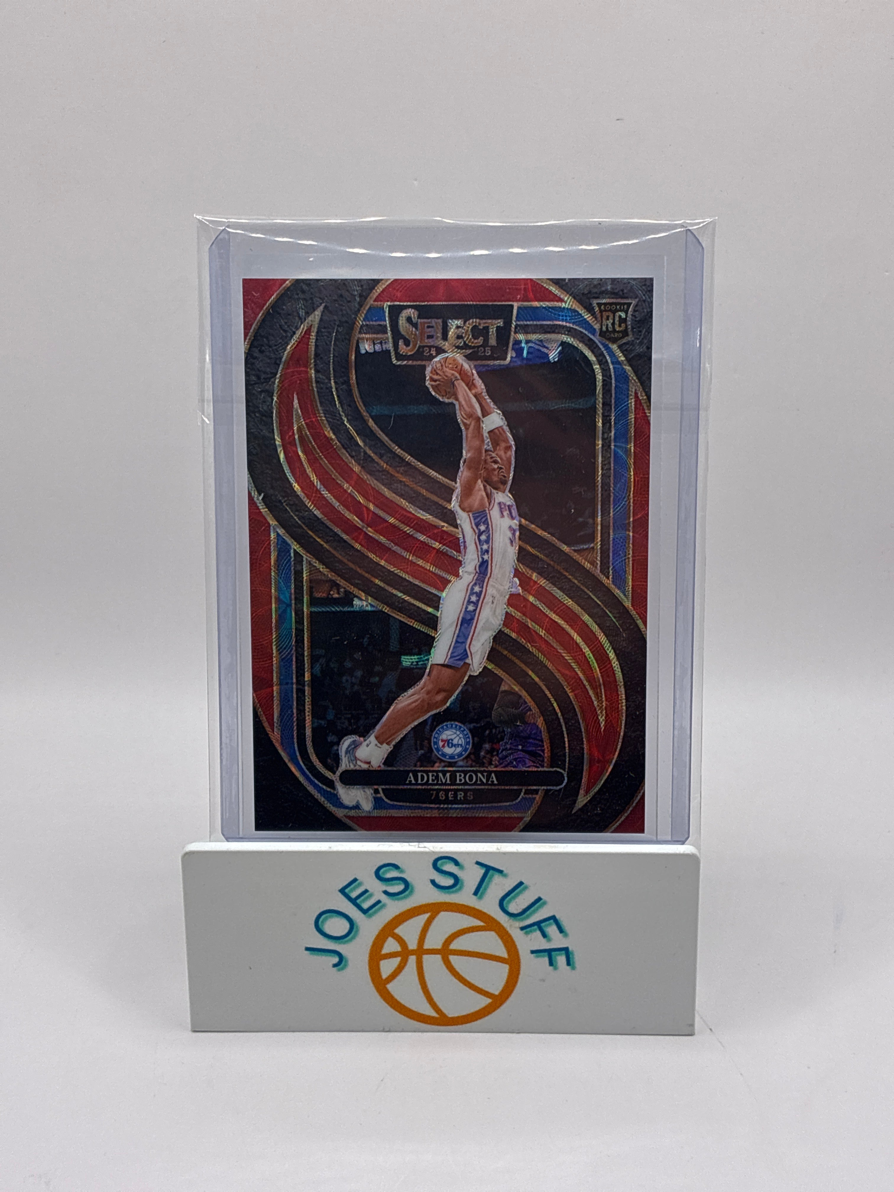 2025 Panini Select Adem Bona Premier Level #196 Red Scope Prizm 160/249