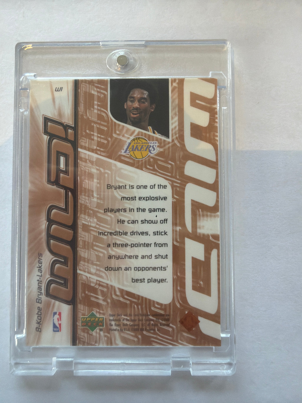 2000 upper deck Kobe Bryant wild!