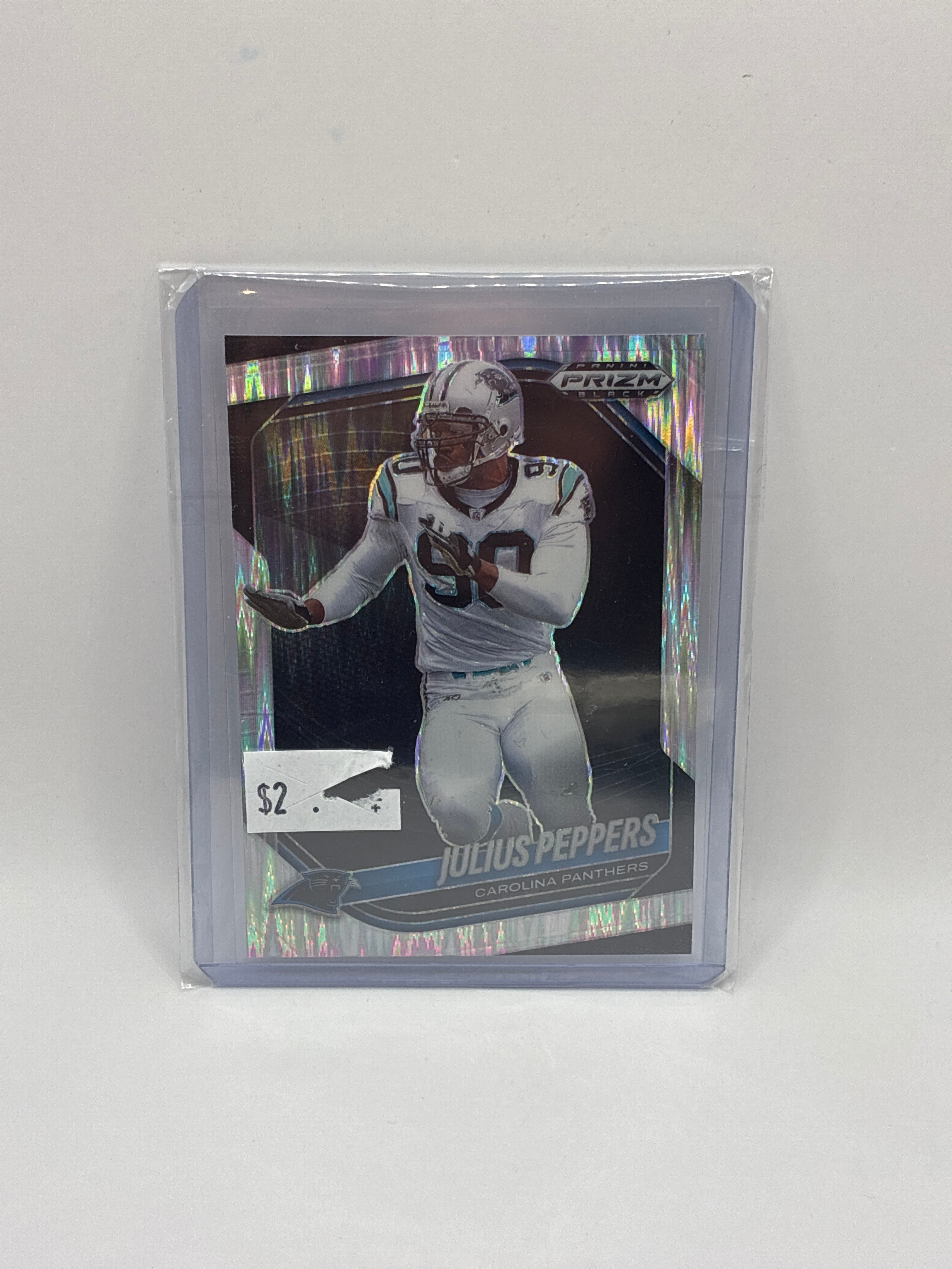 2025 Panini Prizm Black Julius Peppers #17 White Prizm 224/249
