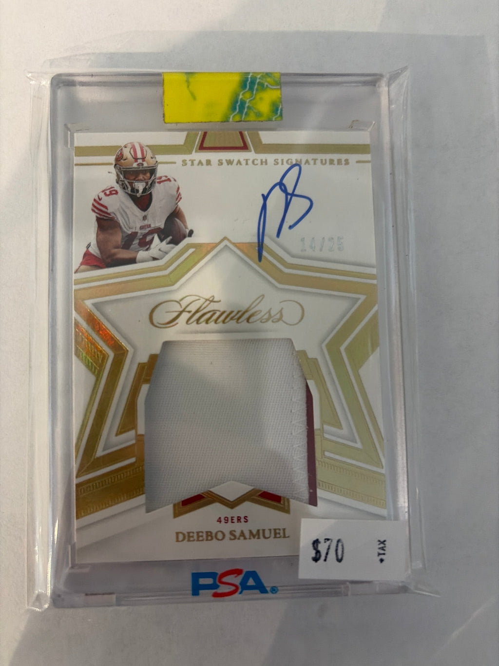 2022 flawless Deebo Samuel auto patch 14/25