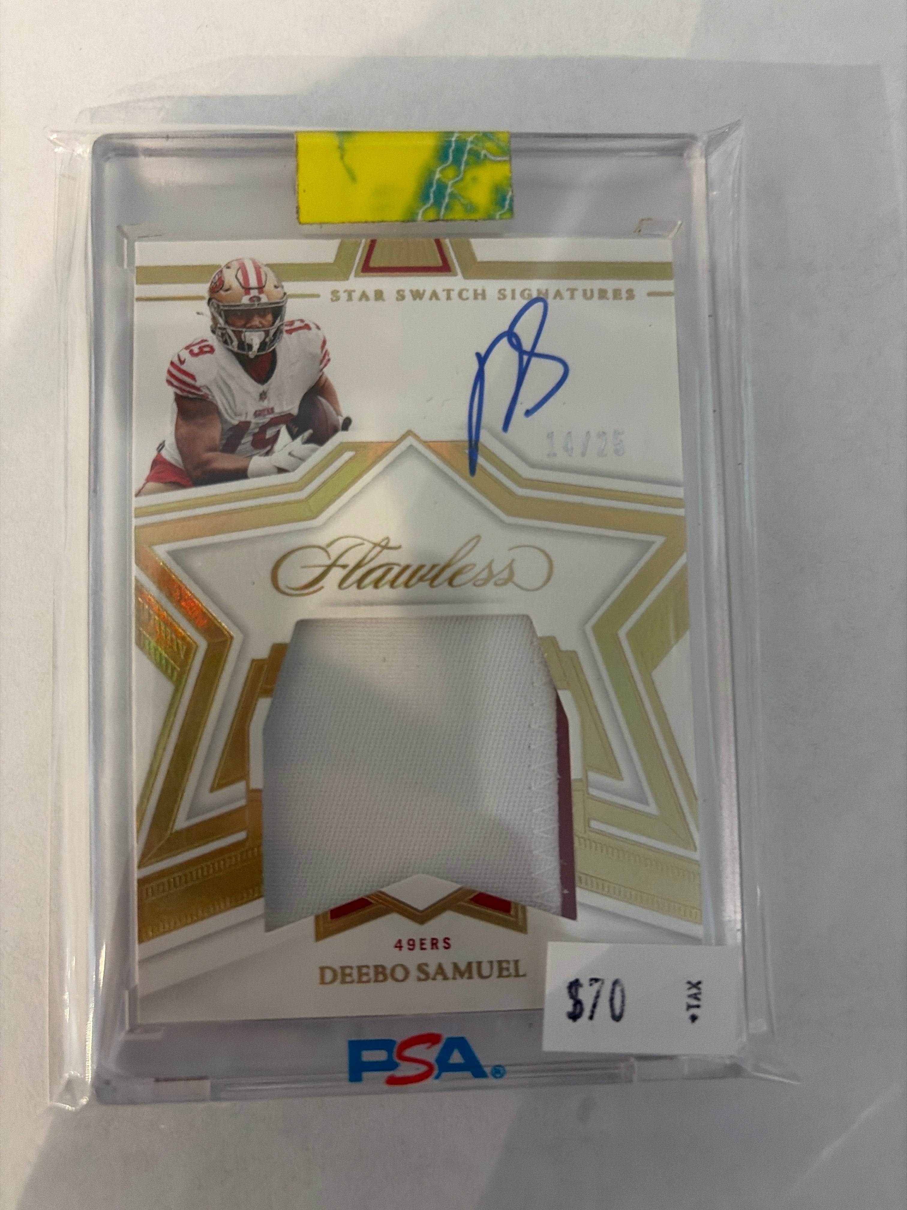 2022 flawless Deebo Samuel auto patch 14/25