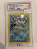 Feraligatr 4/111 Neo Genesis Holo PSA 9