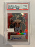 2023 Select UFC Jailton Malhadinoh Rookie Signature Red #RSJAM PSA 9