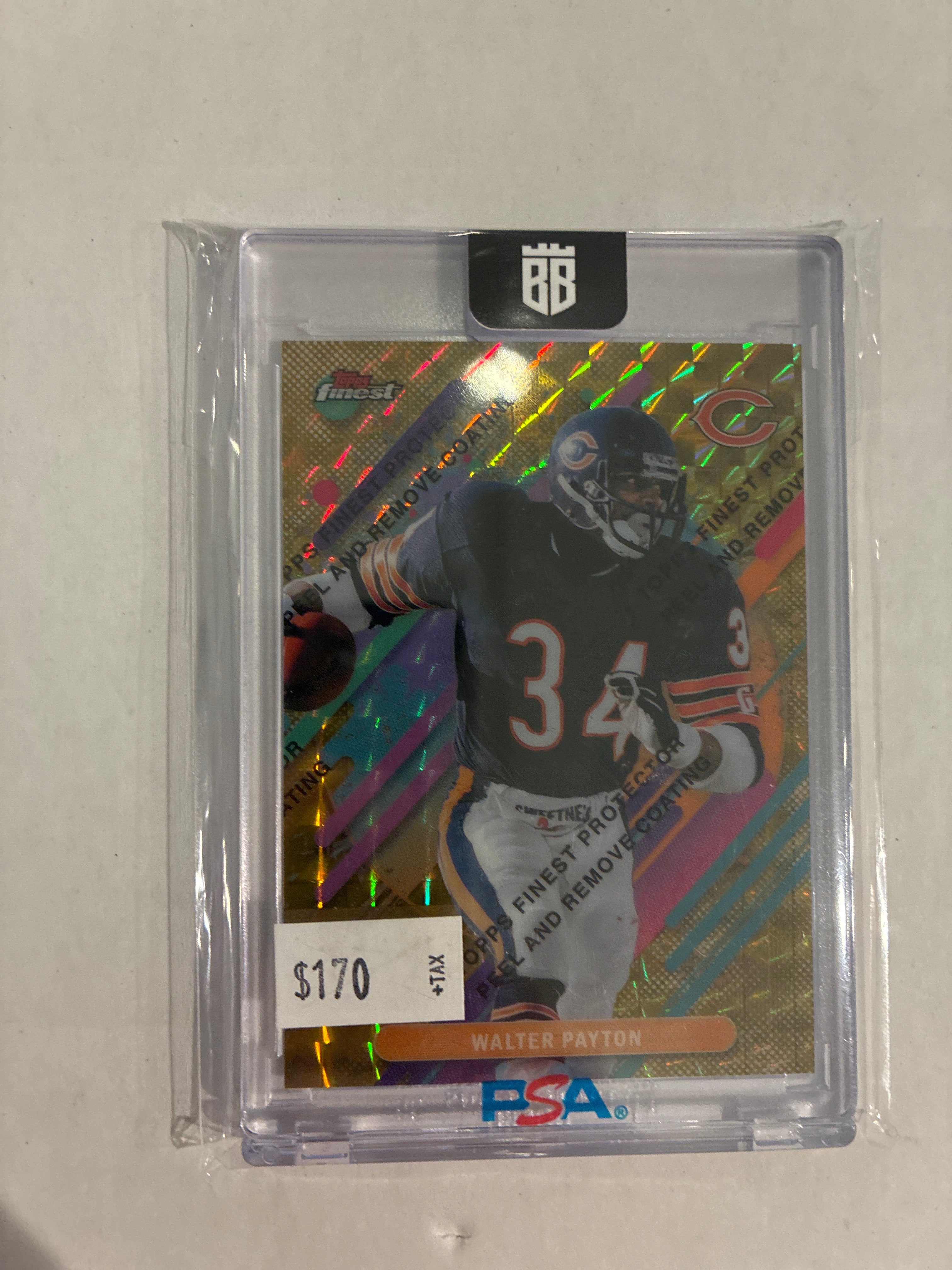 2025 Topps Finest Walter Payton Gold Geometric 11/20