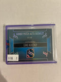 2025 Panini Silhouette Luke Kuechly Jumbo Patch Auto Booklet 27/99