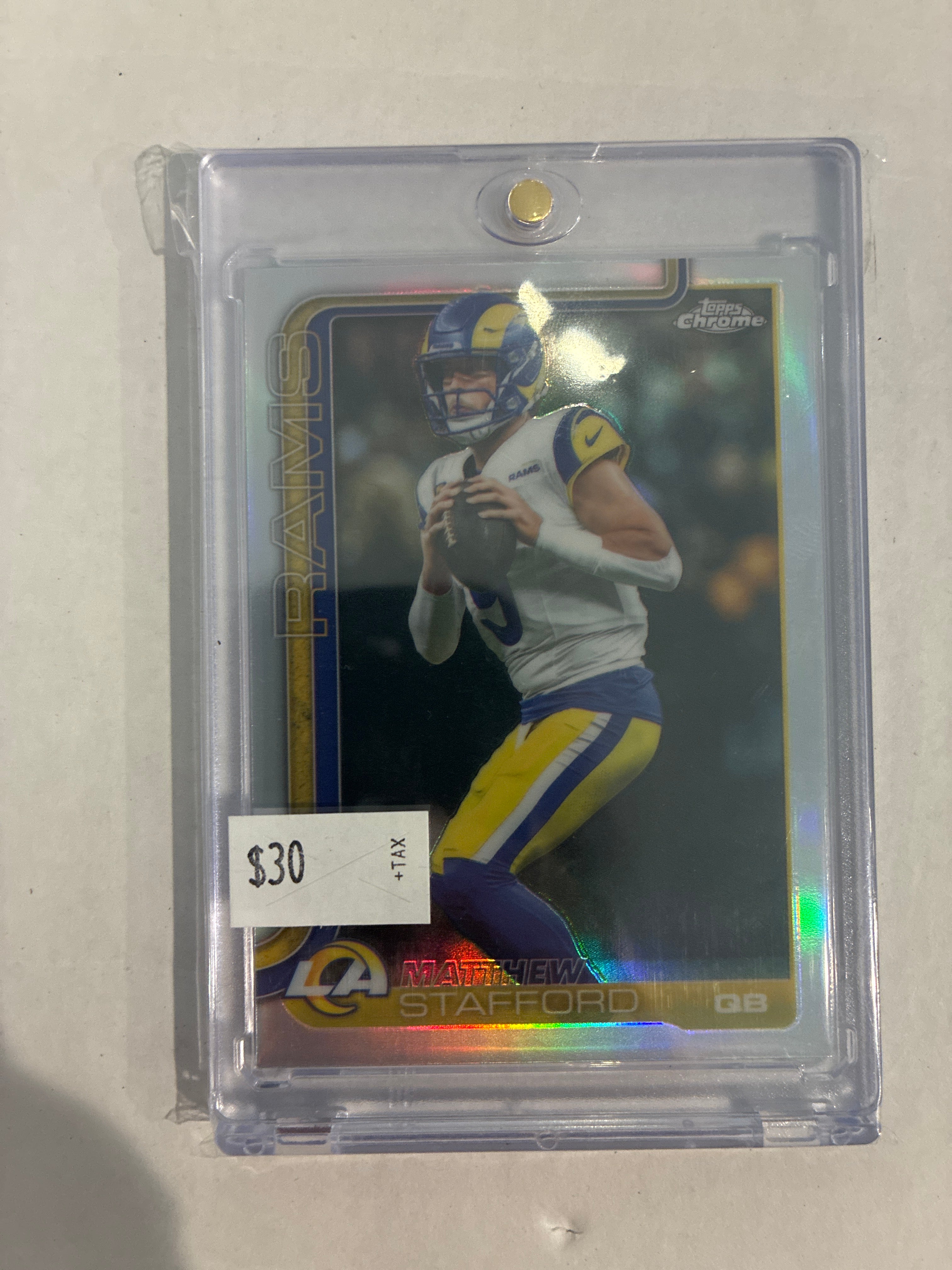 2025 Topps Chrome Matthew Stafford #169 Refractor