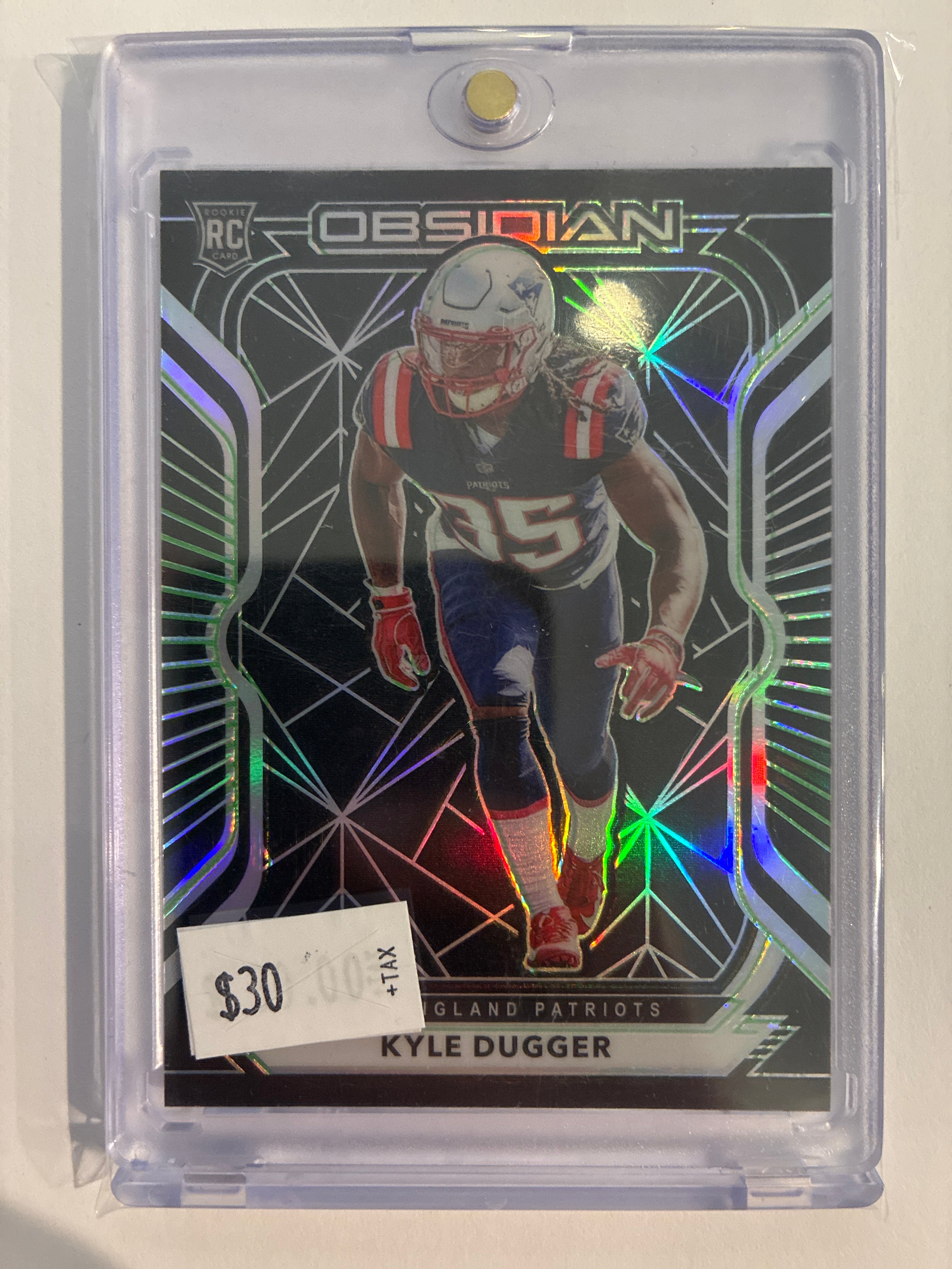 2020 Panini Obsidian Rookies Kyle Dugger #176