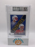 2000 Fleer Tradition Rookies to Watch Tom Brady Dave Stachelski Beckett 8.5