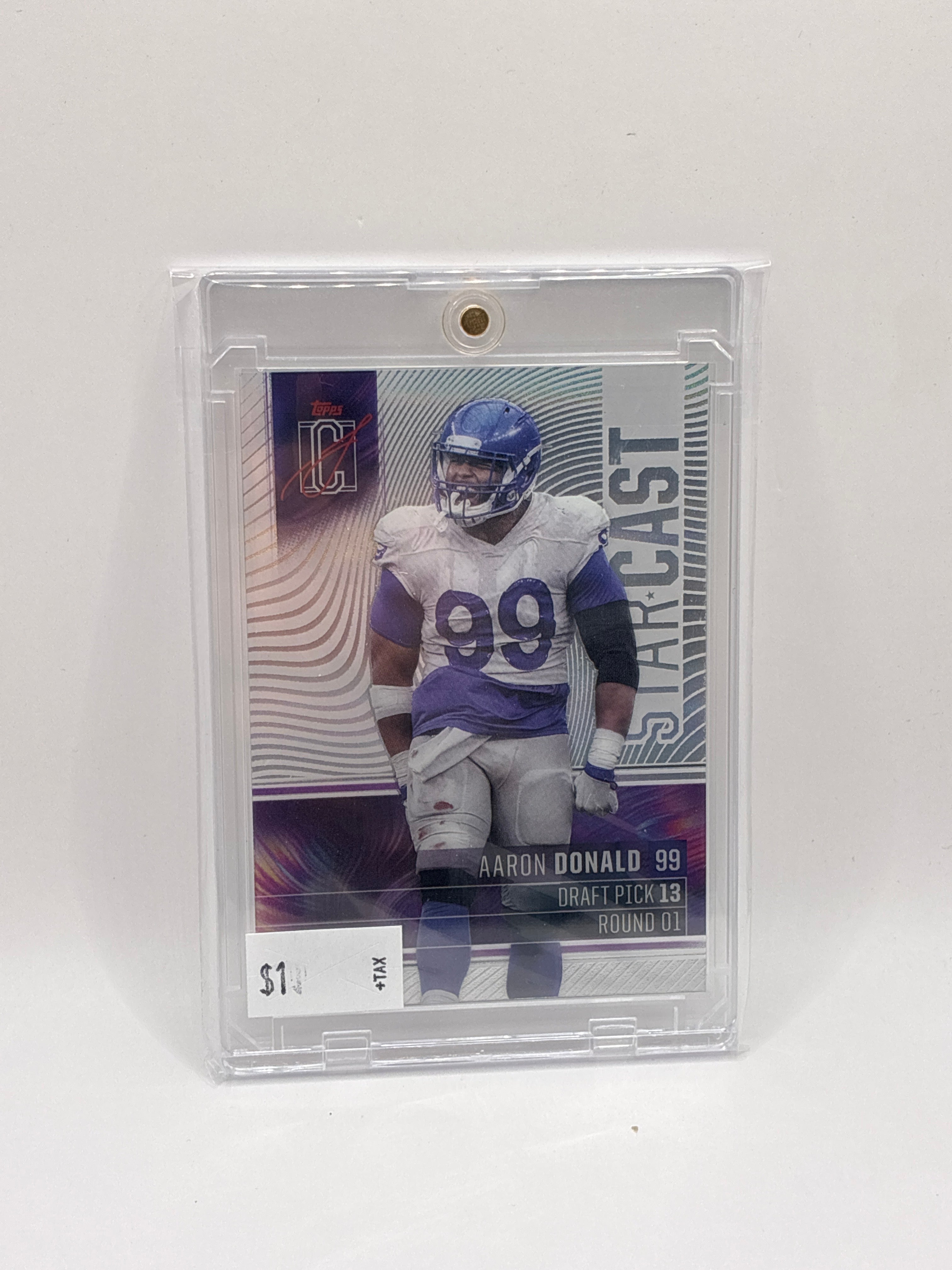 2025 Topps Signature Class Aaron Donald Starcast Acitate
