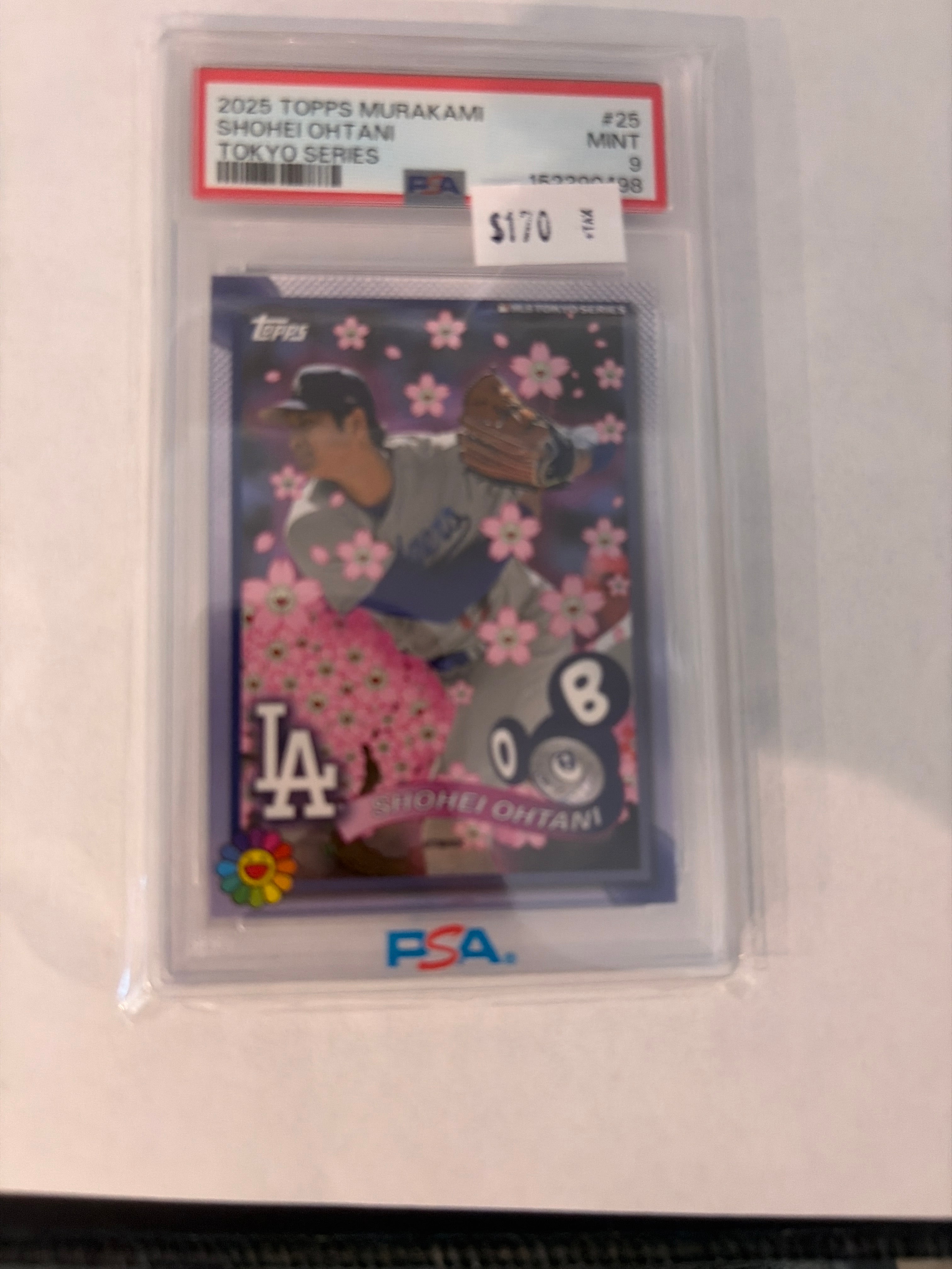 2025 Topps murakami Shohei Ohtani Tokyo series PSA9