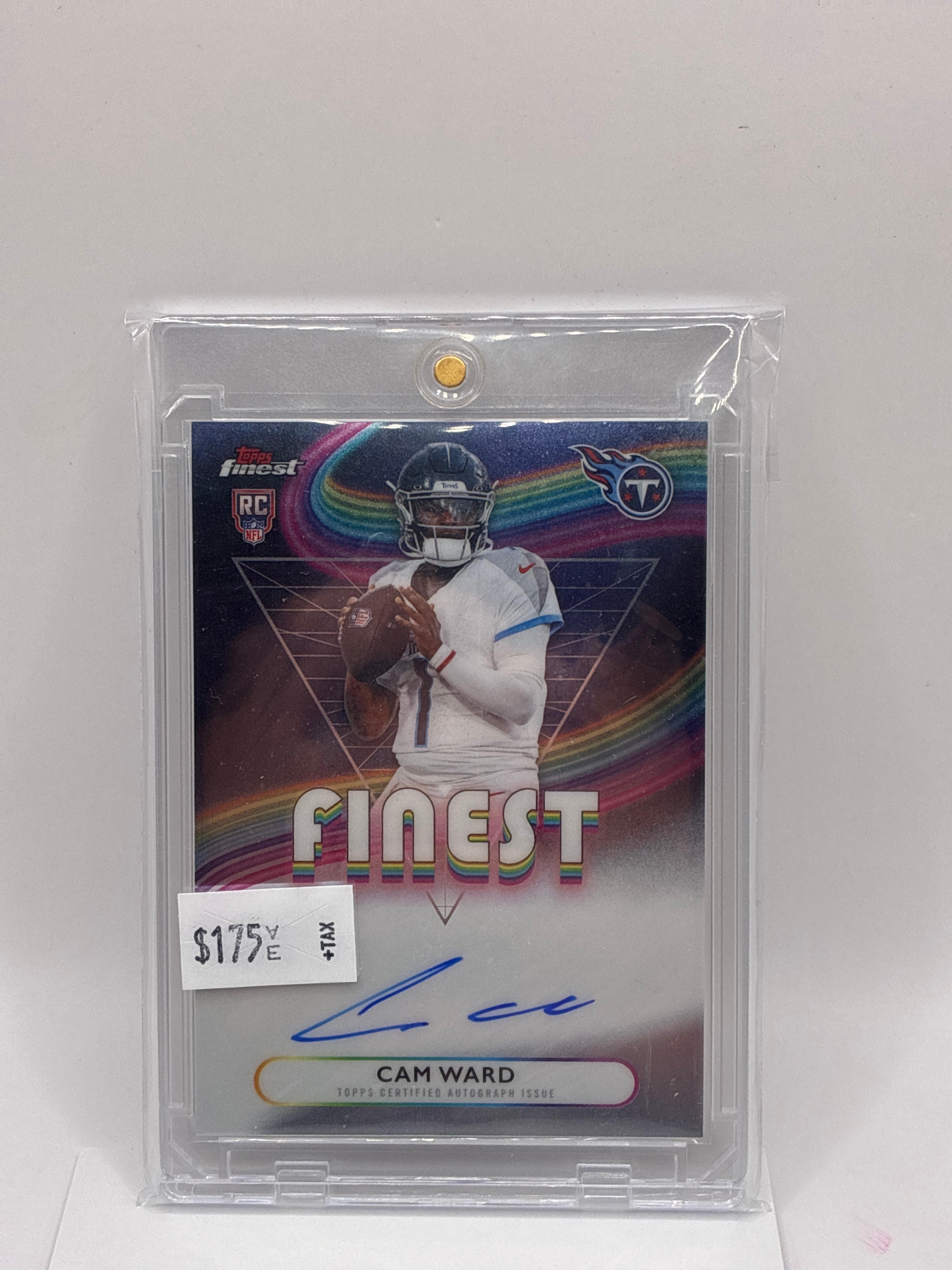 2025 Topps Finest Cam Ward Autograph